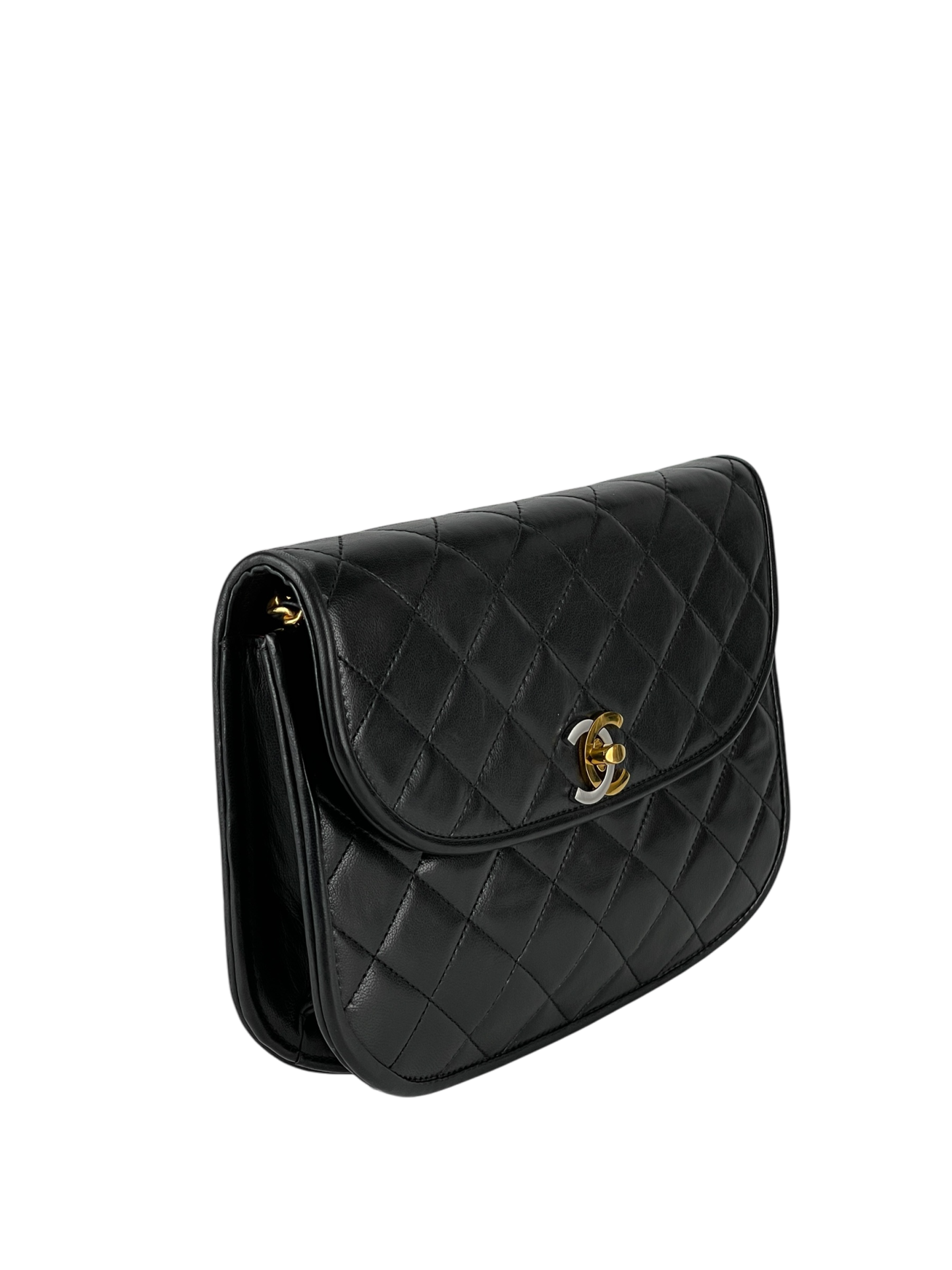CHANEL - Paris Limited Edition Flap Bag Black Lambskin