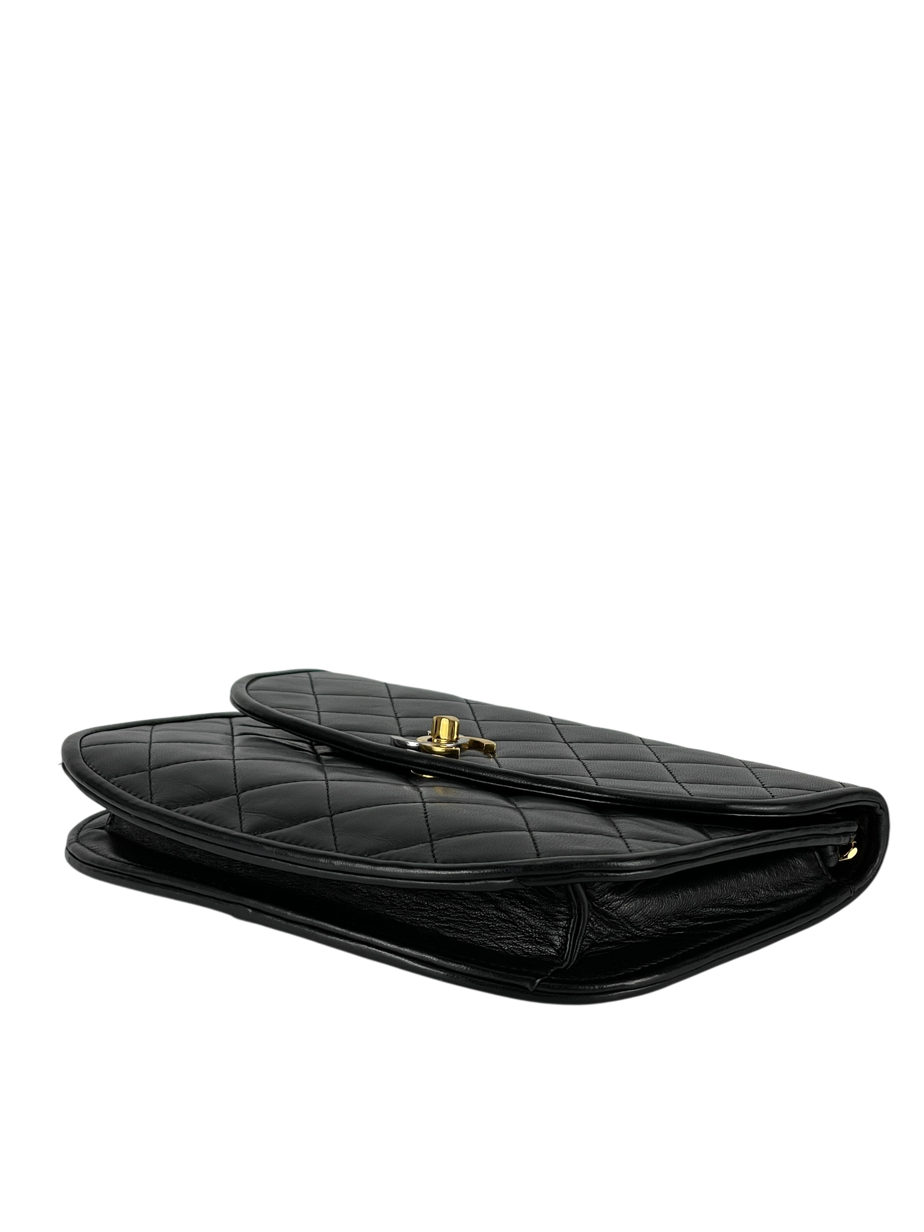 CHANEL - Paris Limited Edition Flap Bag Black Lambskin