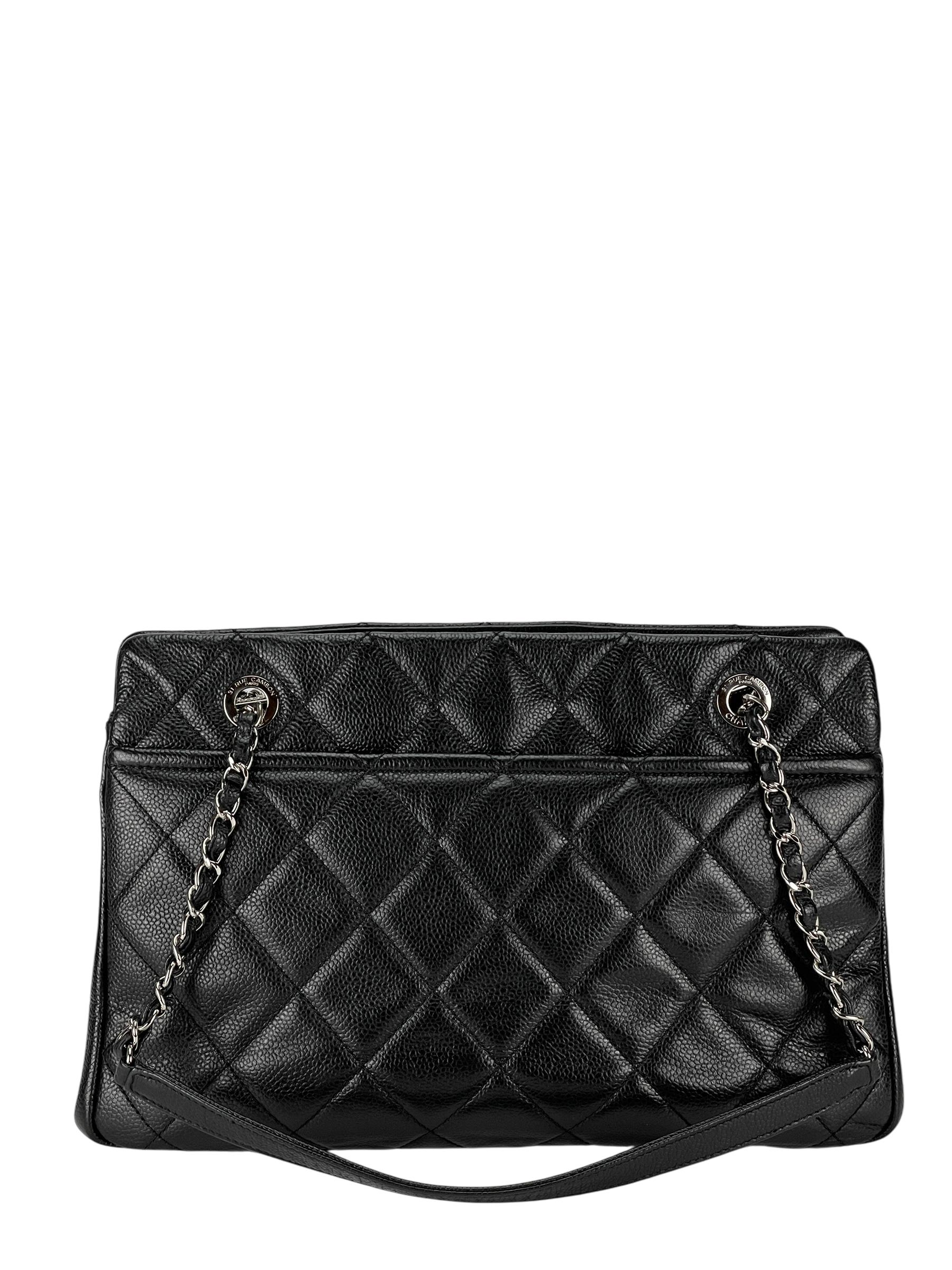 CHANEL - Timeless CC Soft Tote Black Caviar 