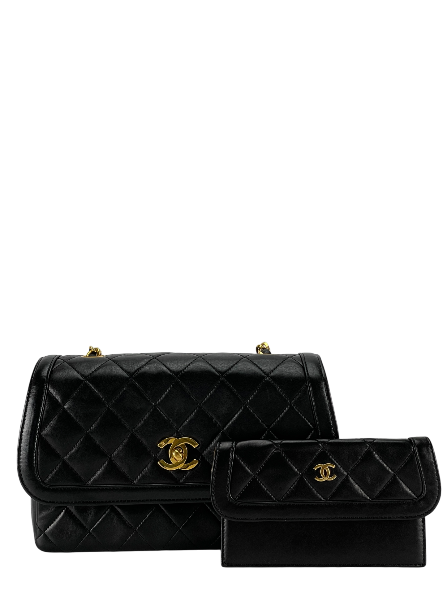 CHANEL - Medium Classic Single Flap Bag with Wallet Shoulder Bag