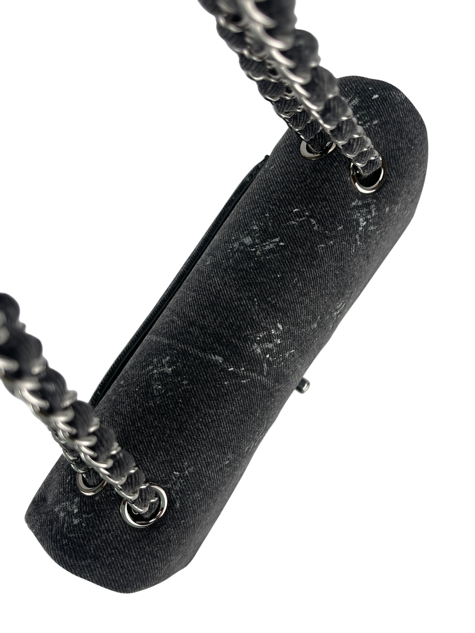 CHANEL - Matelasse Denim CF25 Chain Shoulder Bag