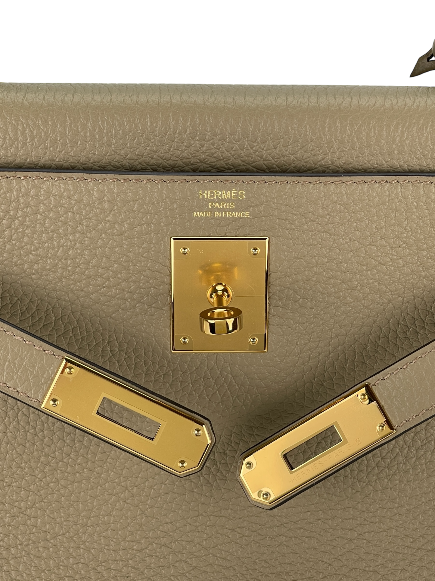 HERMES - Kelly 28 8Q Beige Marfa Gold TC Gold Hardware