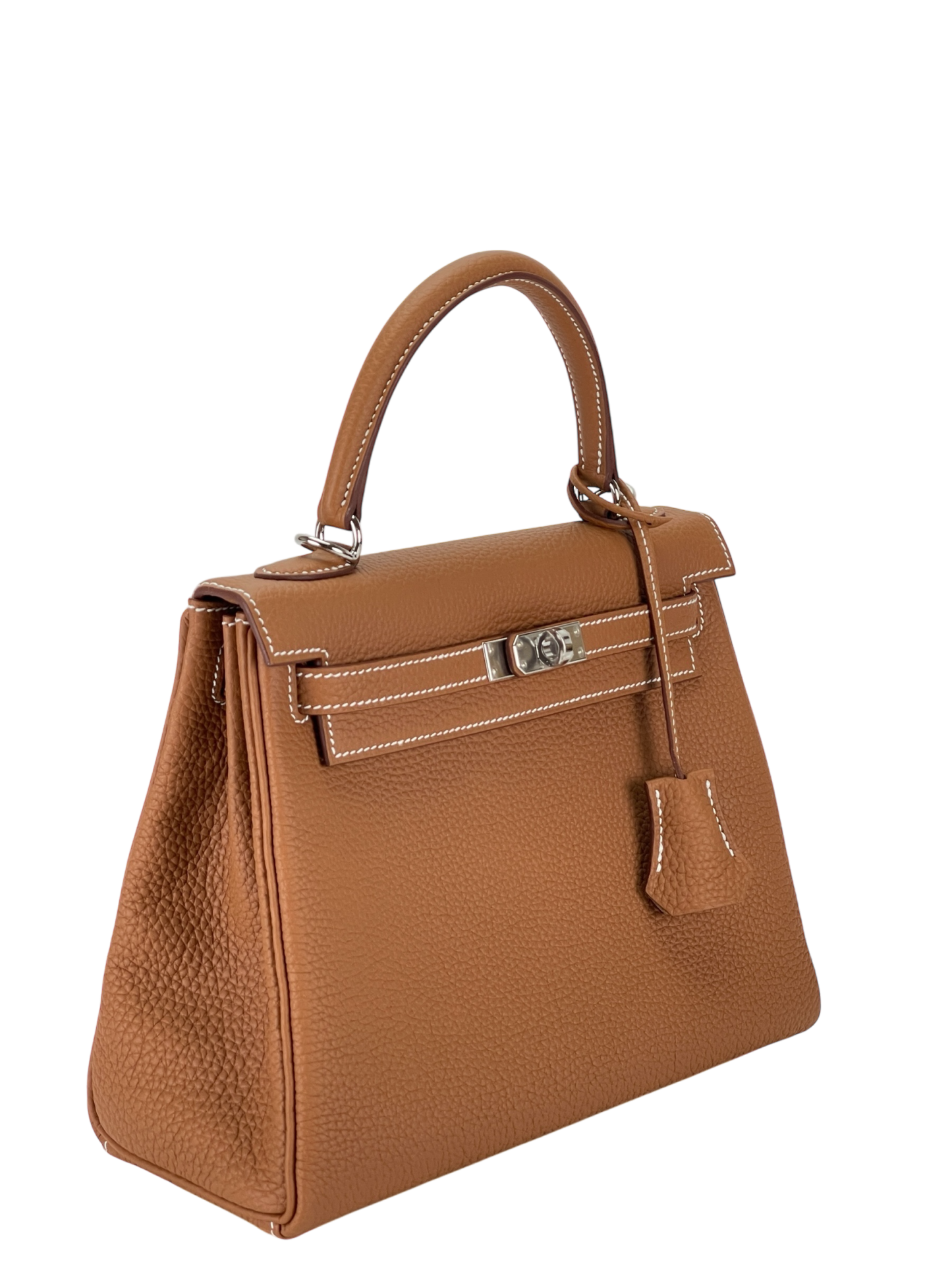 HERMES - Kelly 25 Gold Togo Palladium Hardware