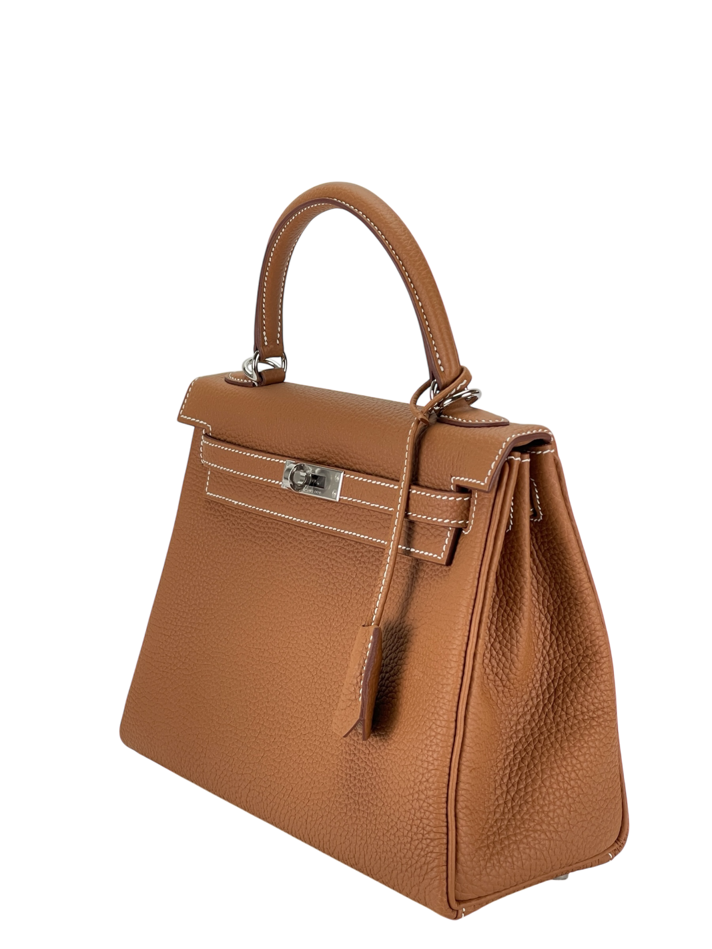 HERMES - Kelly 25 Gold Togo Palladium Hardware