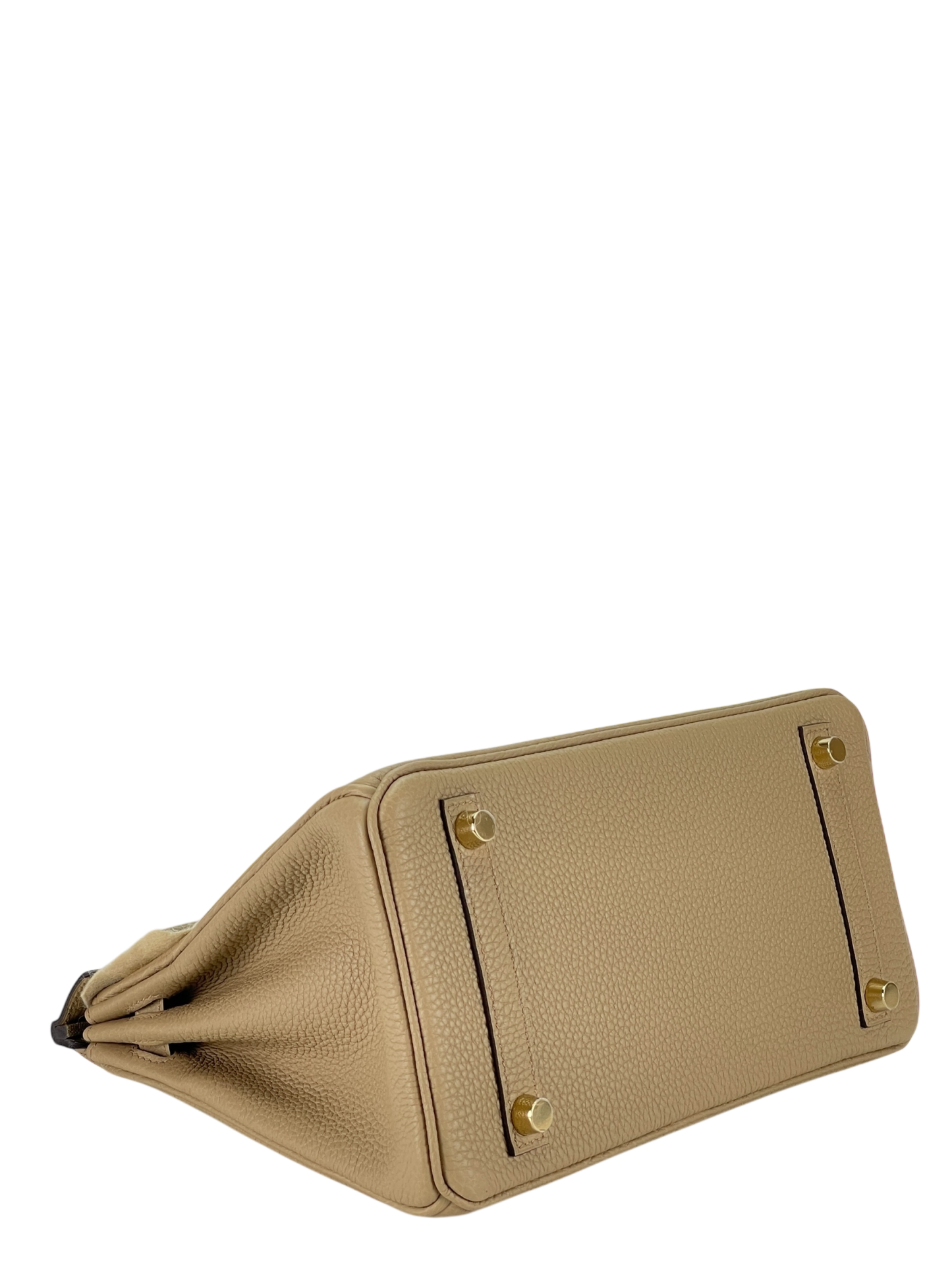 HERMES - Birkin 25 8Q Beige Marfa Togo Gold Hardware