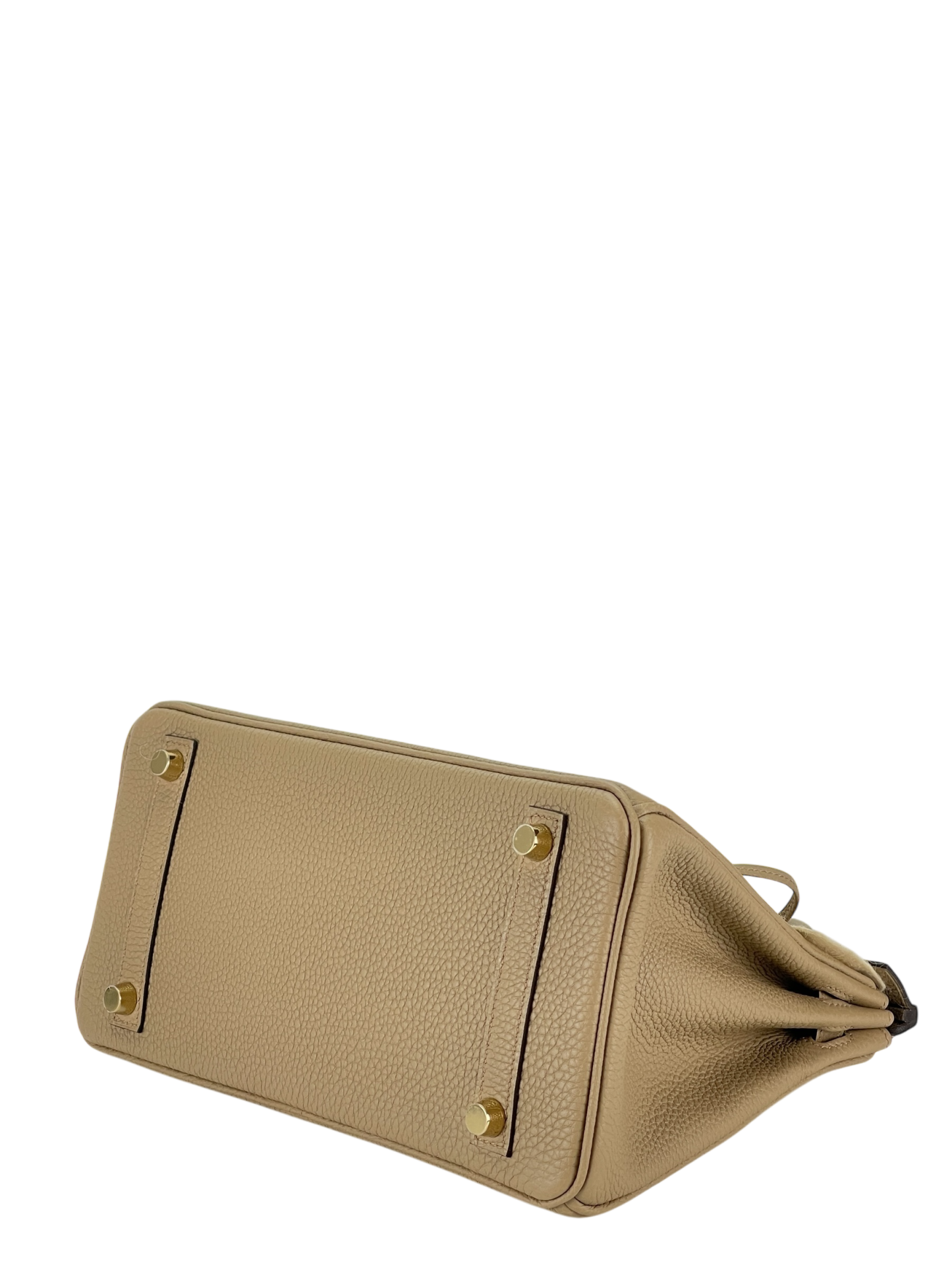 HERMES - Birkin 25 8Q Beige Marfa Togo Gold Hardware