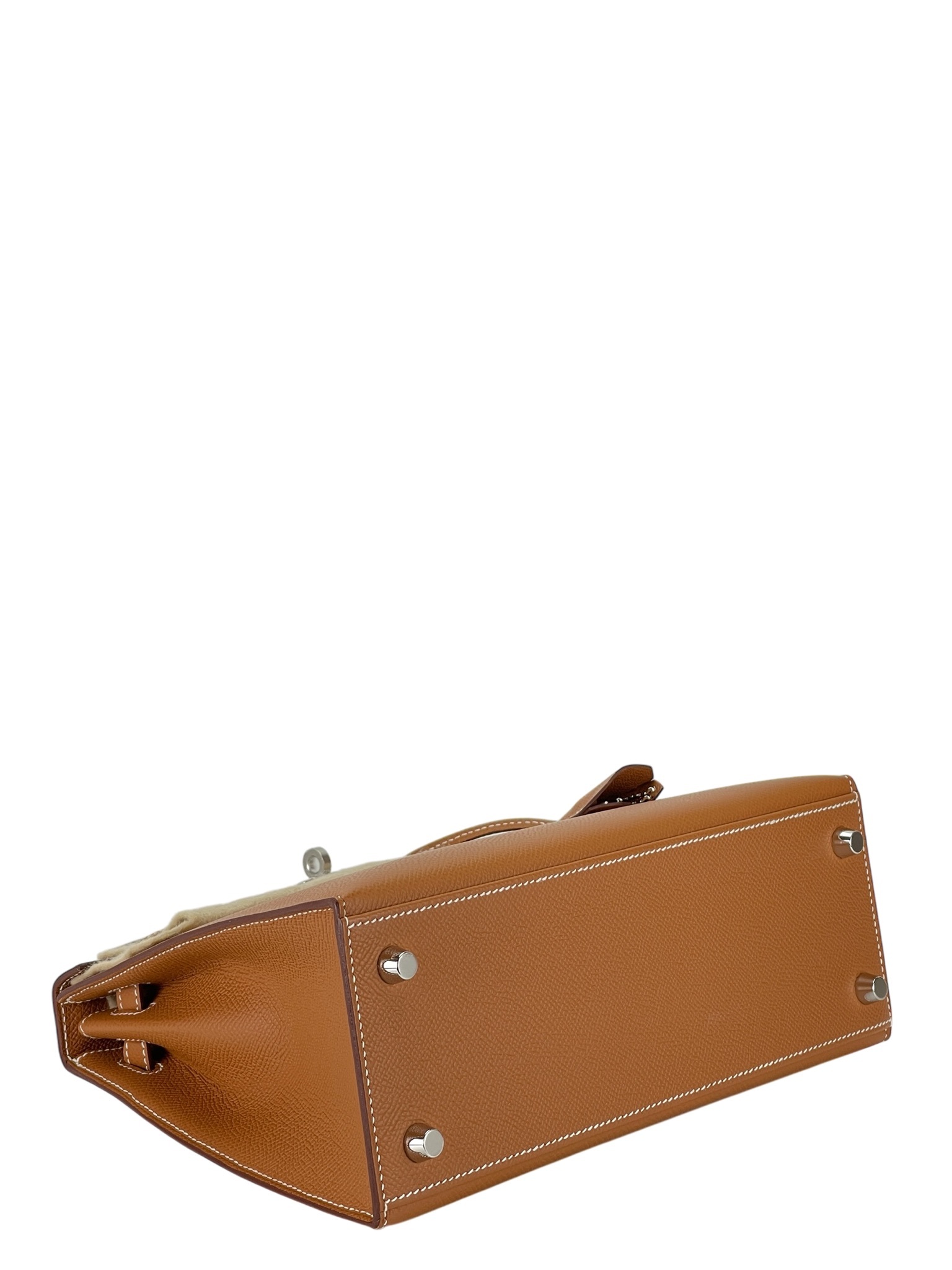 HERMES - Kelly 25 Gold Epsom Gold Hardware