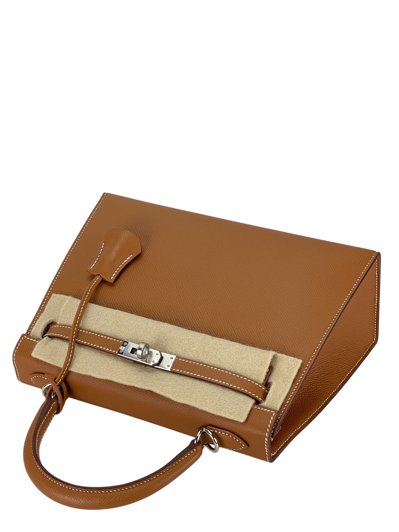 HERMES - Kelly 25 Gold Epsom Gold Hardware