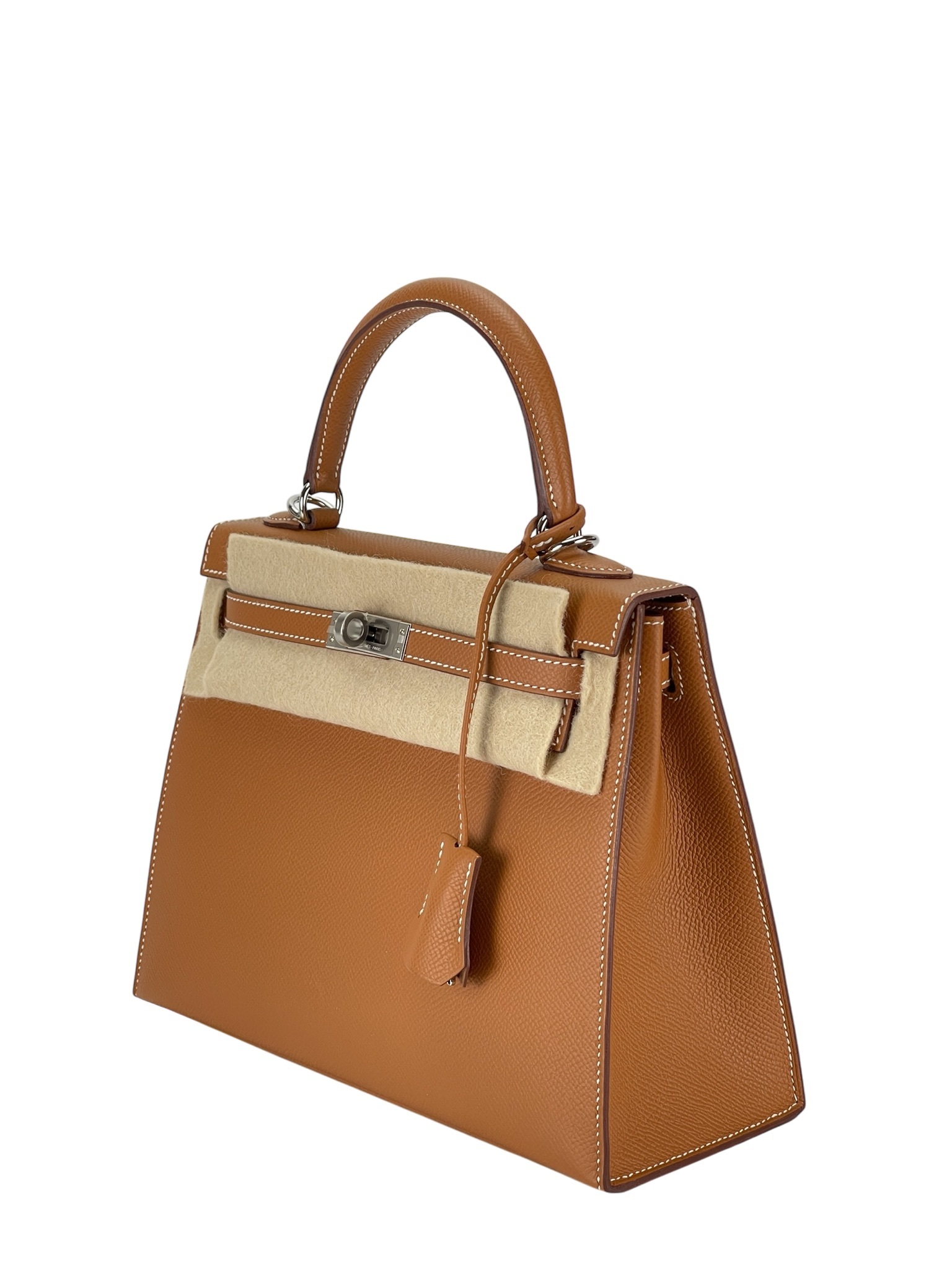 HERMES - Kelly 25 Gold Epsom Gold Hardware