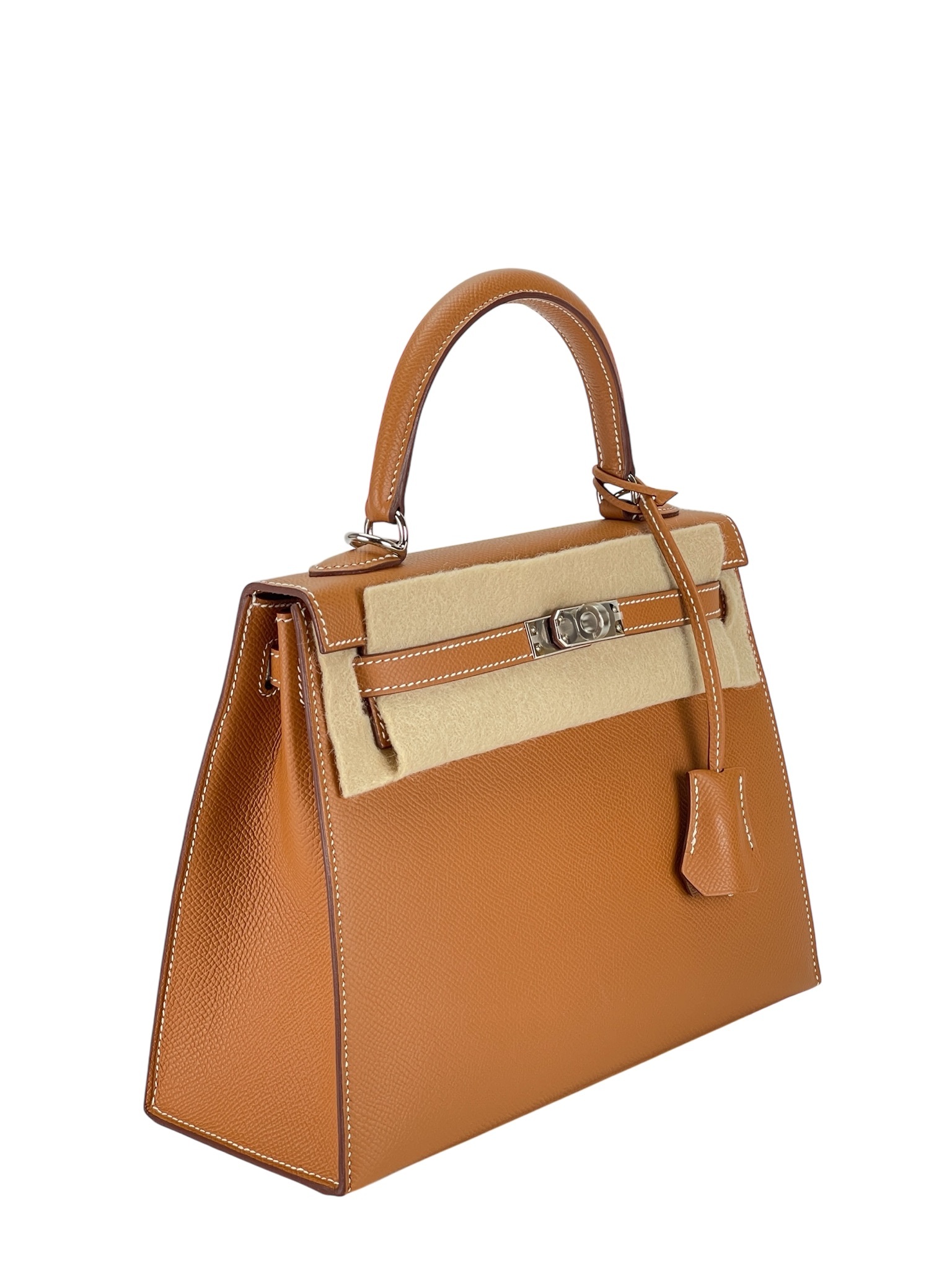 HERMES - Kelly 25 Gold Epsom Gold Hardware