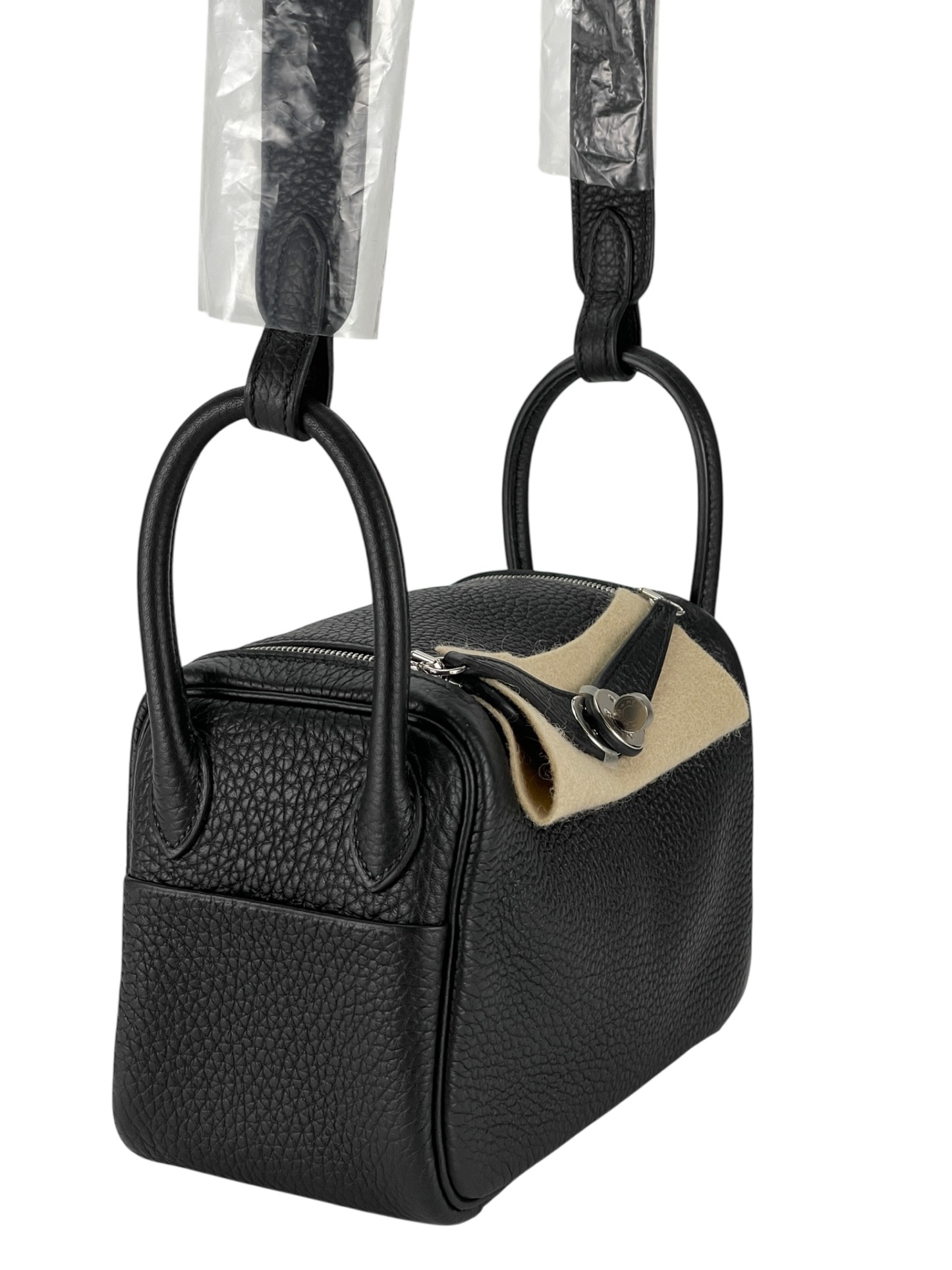 HERMES - Mini Lindy Black TC Palladium Hardware