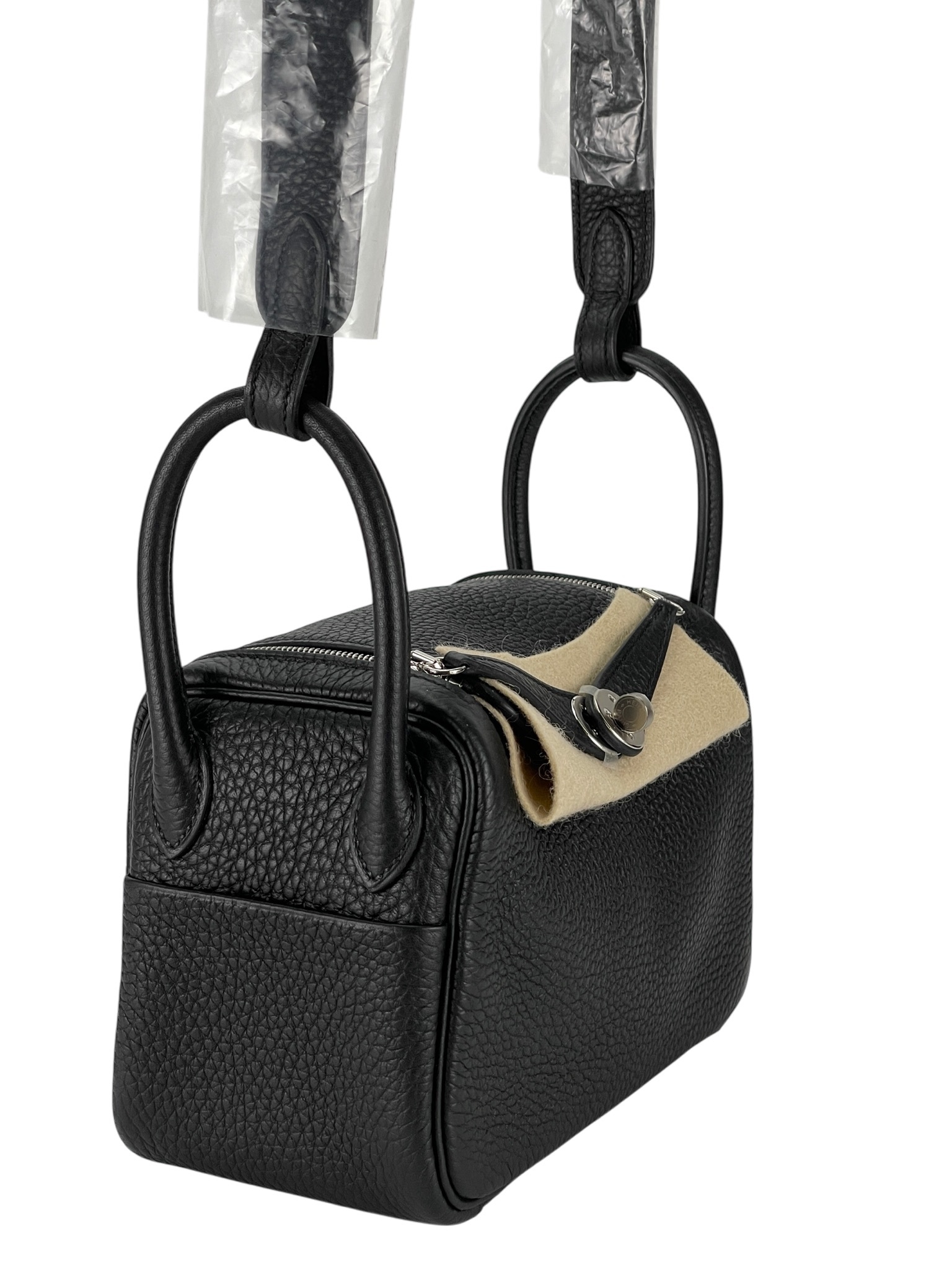 HERMES - Mini Lindy Black TC Palladium Hardware