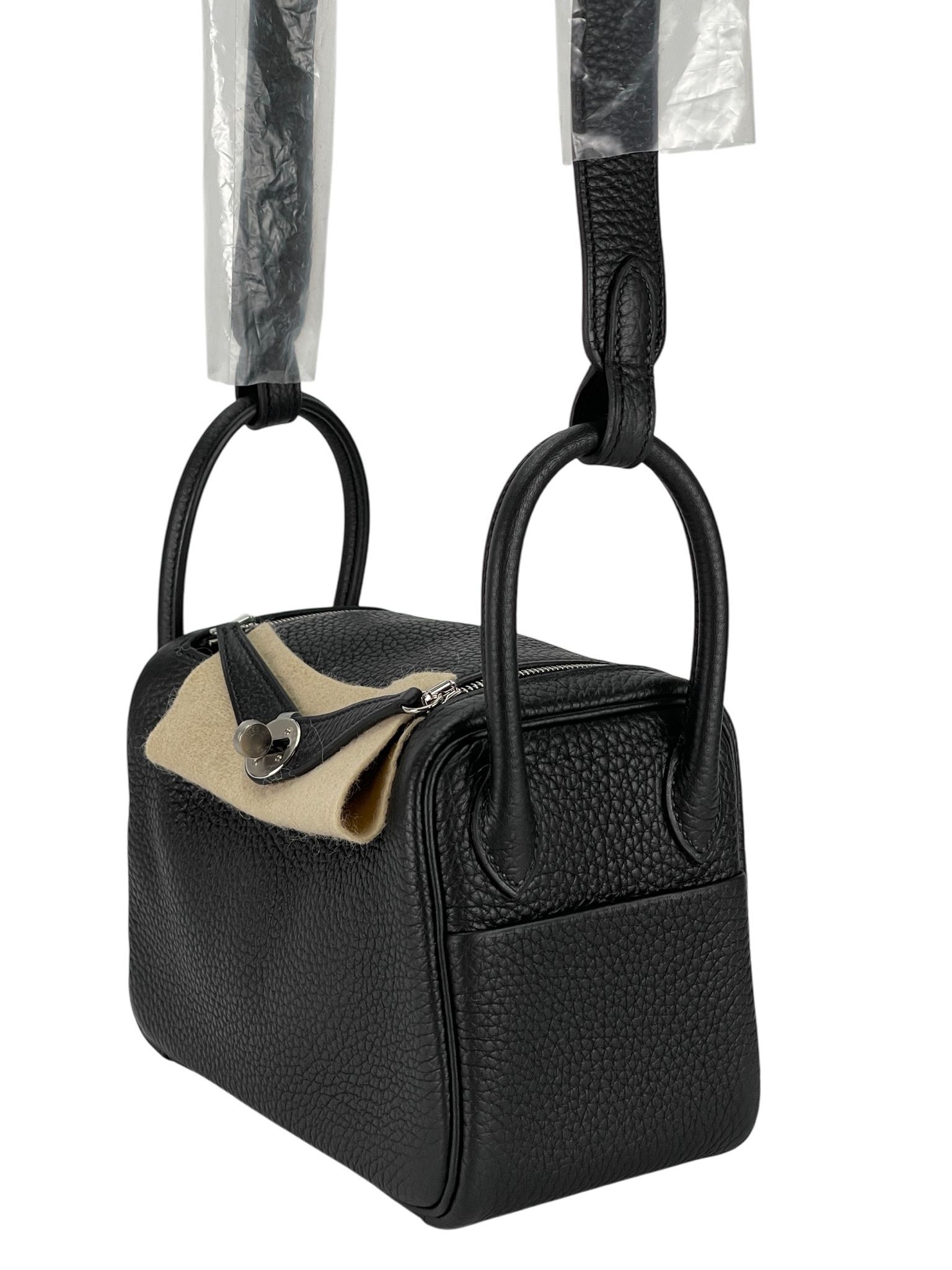 HERMES - Mini Lindy Black TC Palladium Hardware