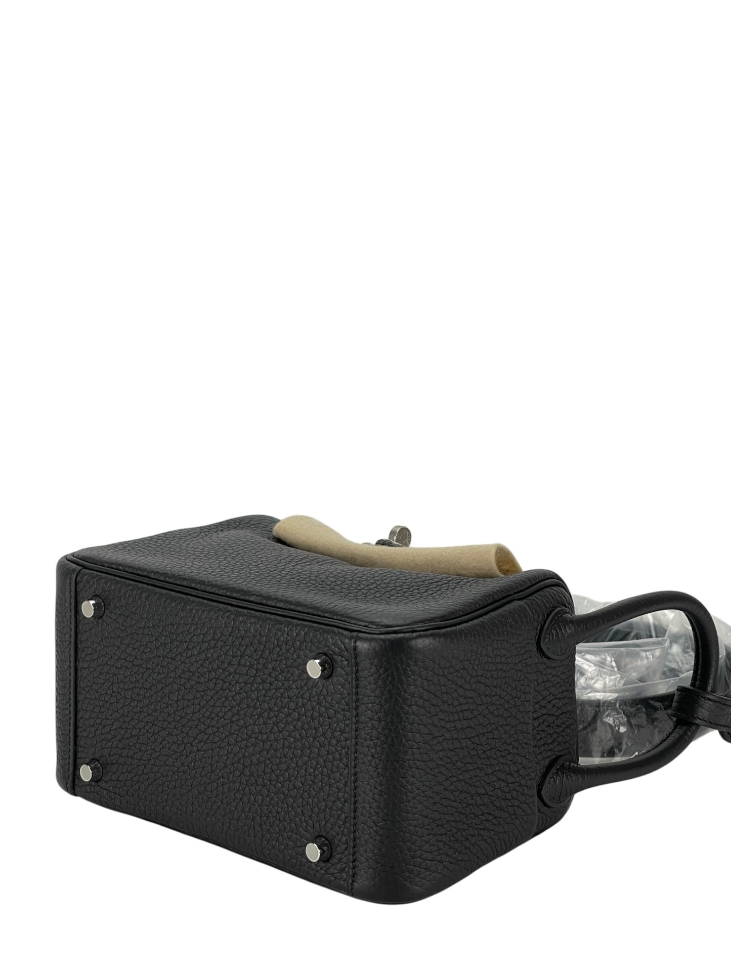 HERMES - Mini Lindy Black TC Palladium Hardware