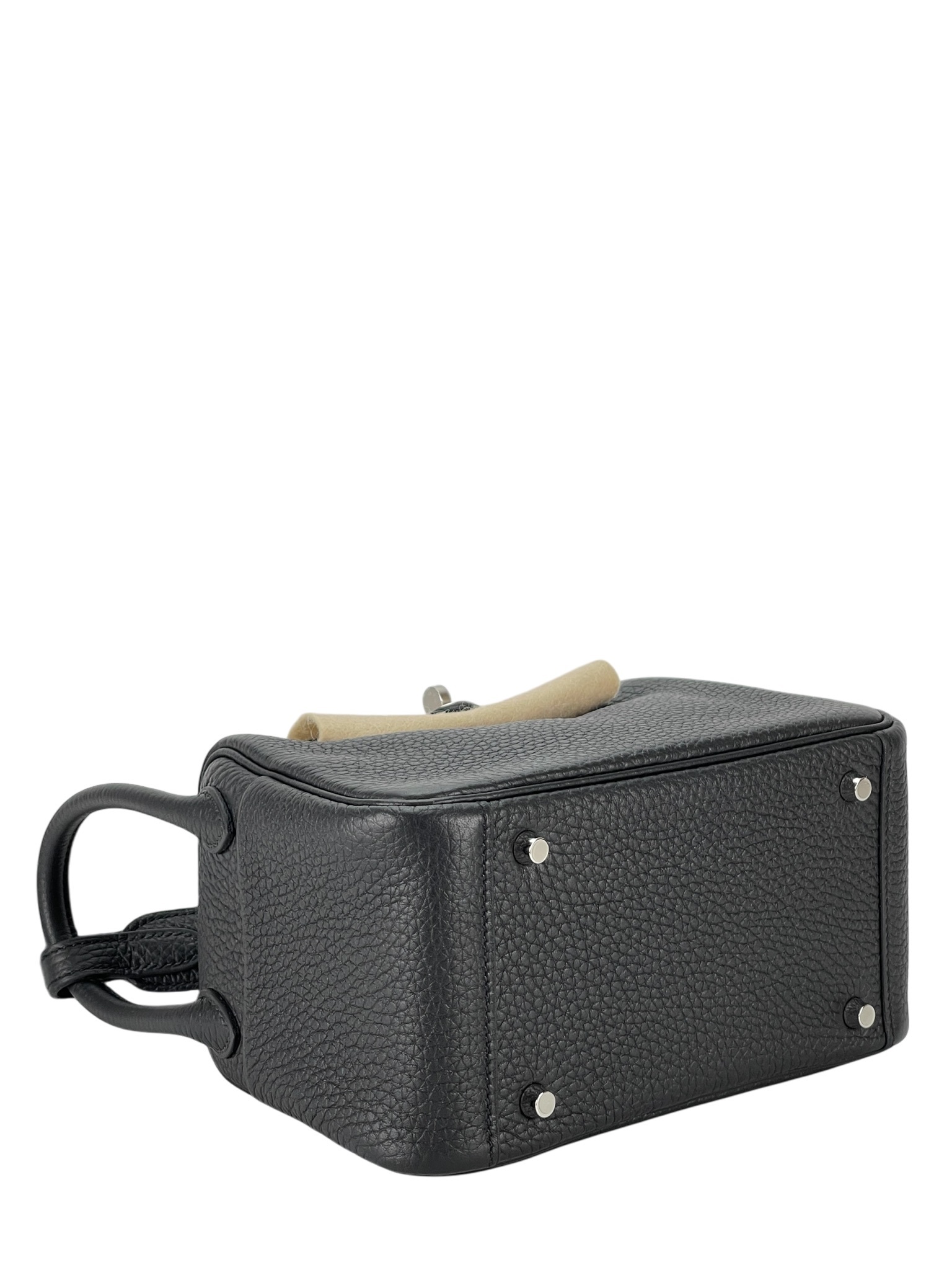 HERMES - Mini Lindy Black TC Palladium Hardware