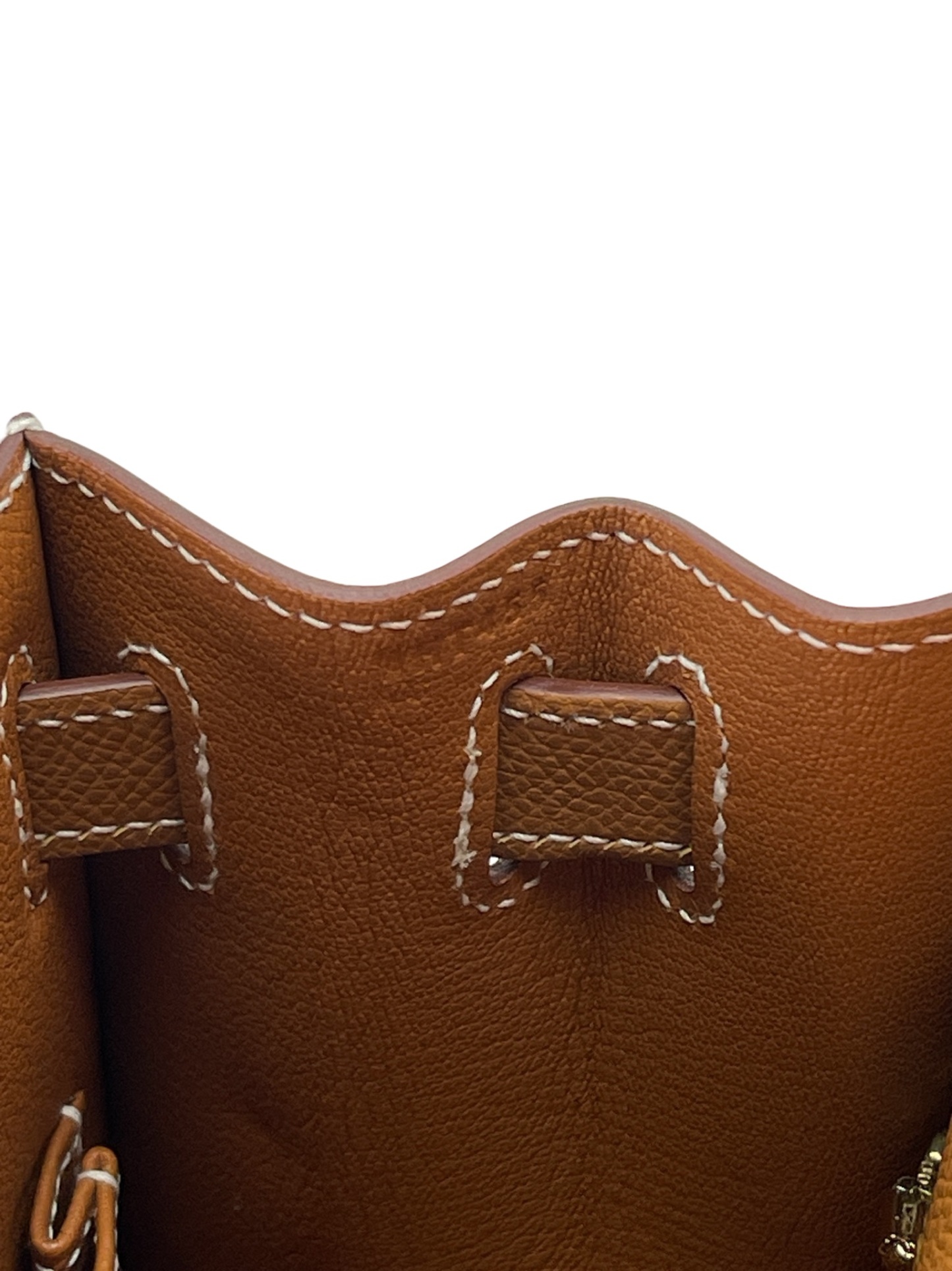 HERMES - Kelly 28 8Q Gold Epsom Gold Hardware