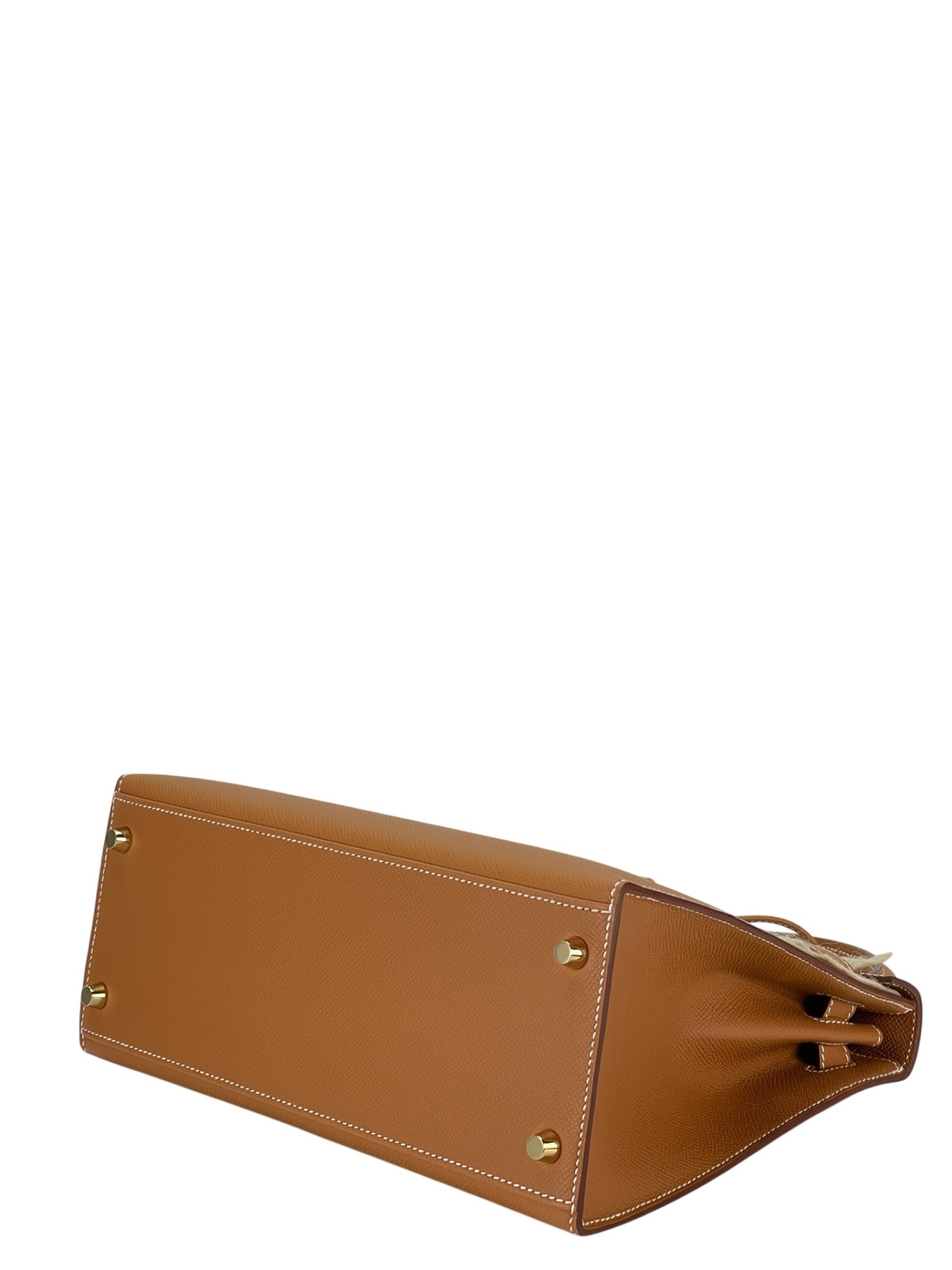 HERMES - Kelly 28 8Q Gold Epsom Gold Hardware