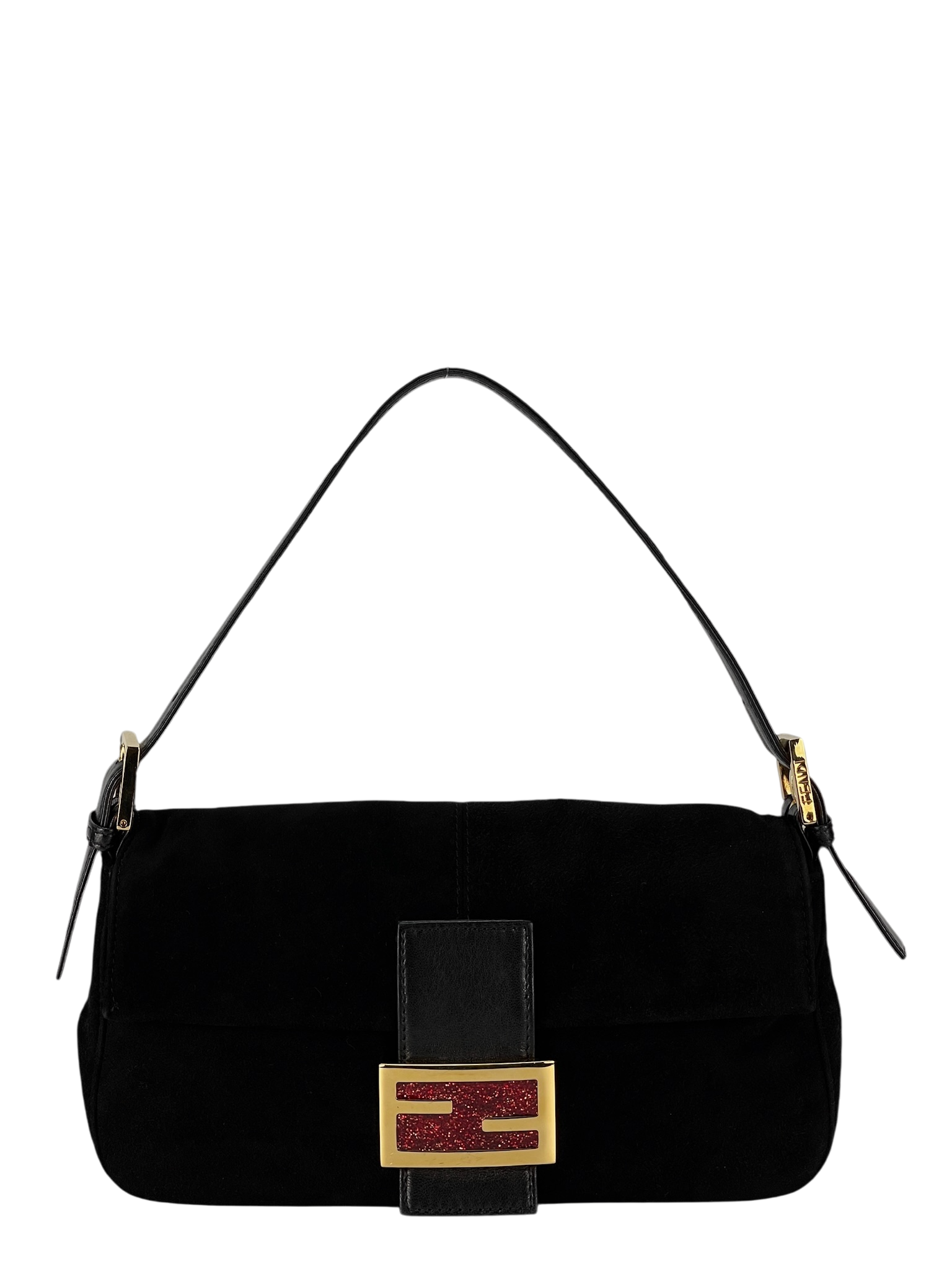 FENDI - Suede Mamma Baguette HandBag