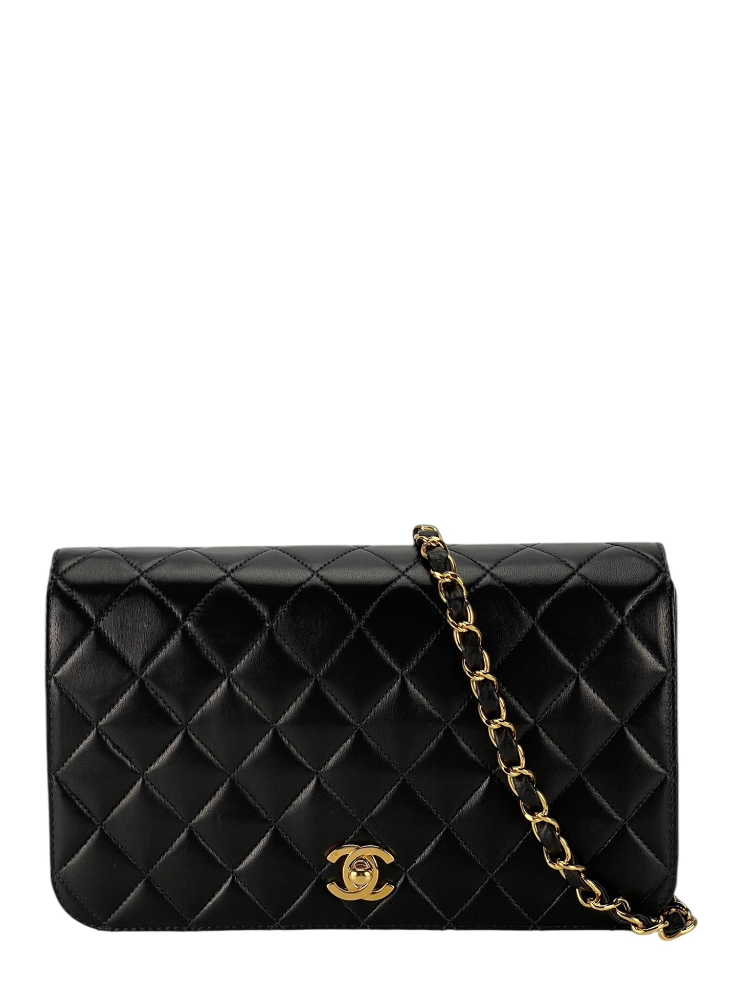CHANEL - Vintage WOC Calfskin Leather Crossbody Bag