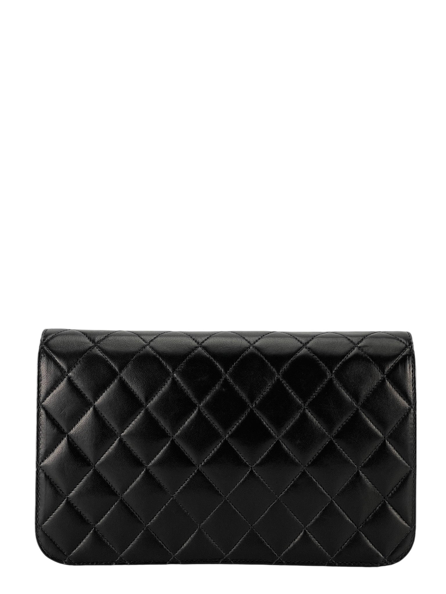 CHANEL - Vintage WOC Calfskin Leather Crossbody Bag