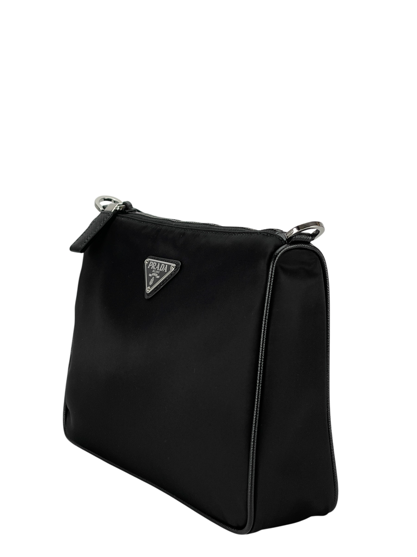 PRADA - Crossbody Shoulder Bag Black Nylon