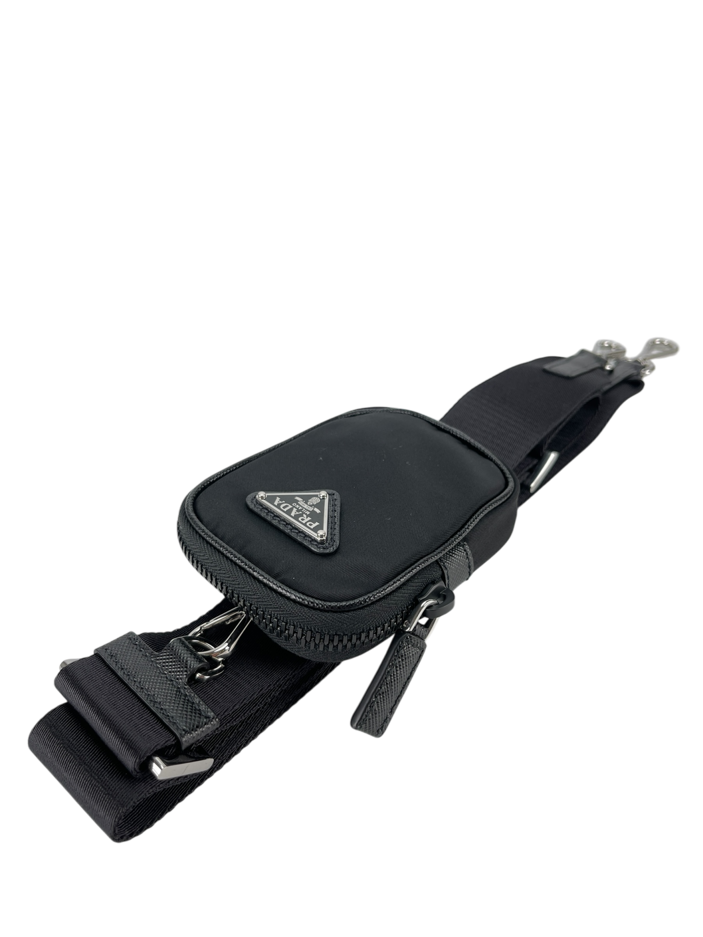 PRADA - Crossbody Shoulder Bag Black Nylon