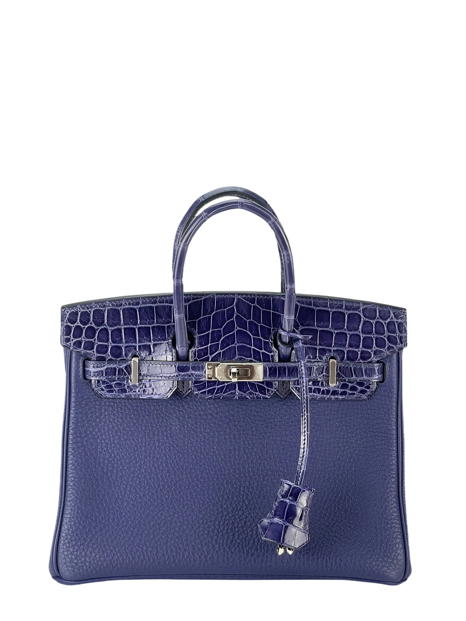 HERMES - Birkin 25 Niloticus Touch Togo Sliver Hardware