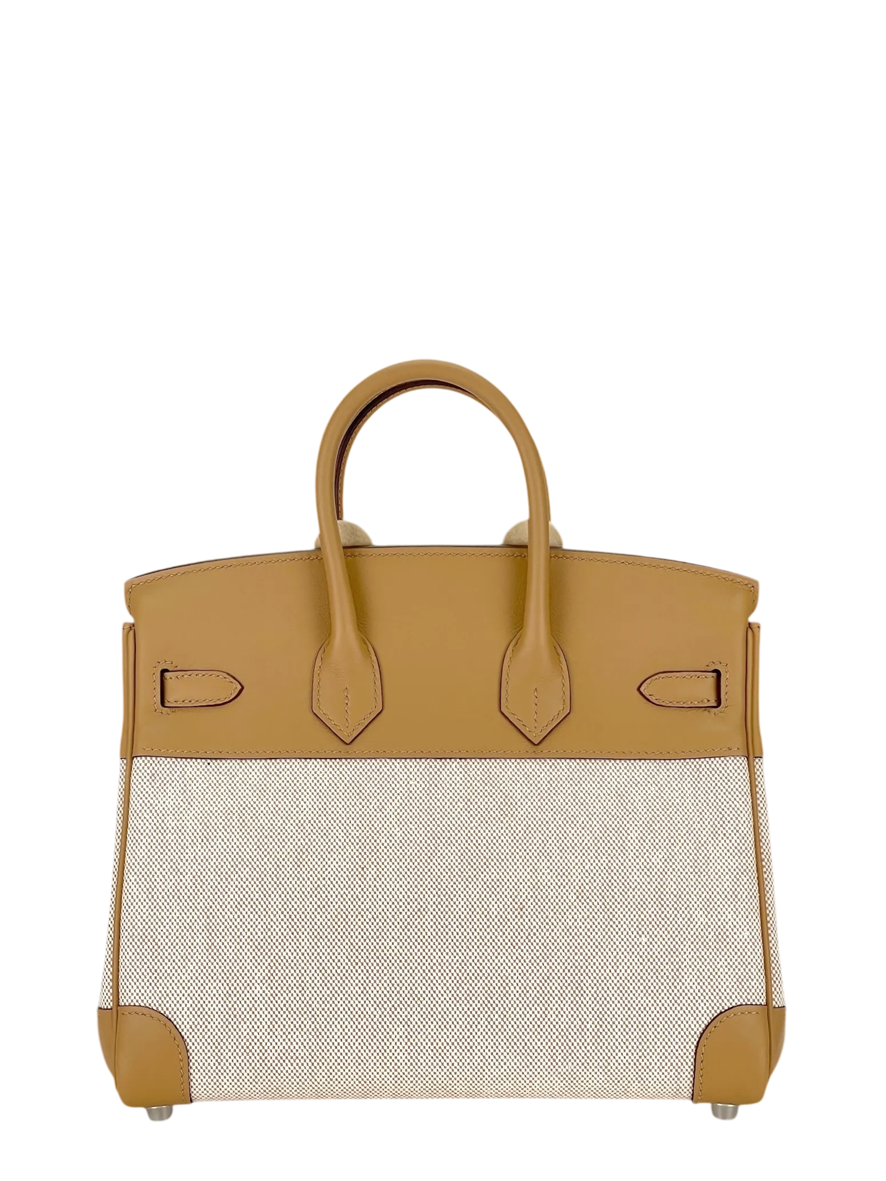 HERMES - Birkin 25 Toile H Chai Swift Palladium Hardware