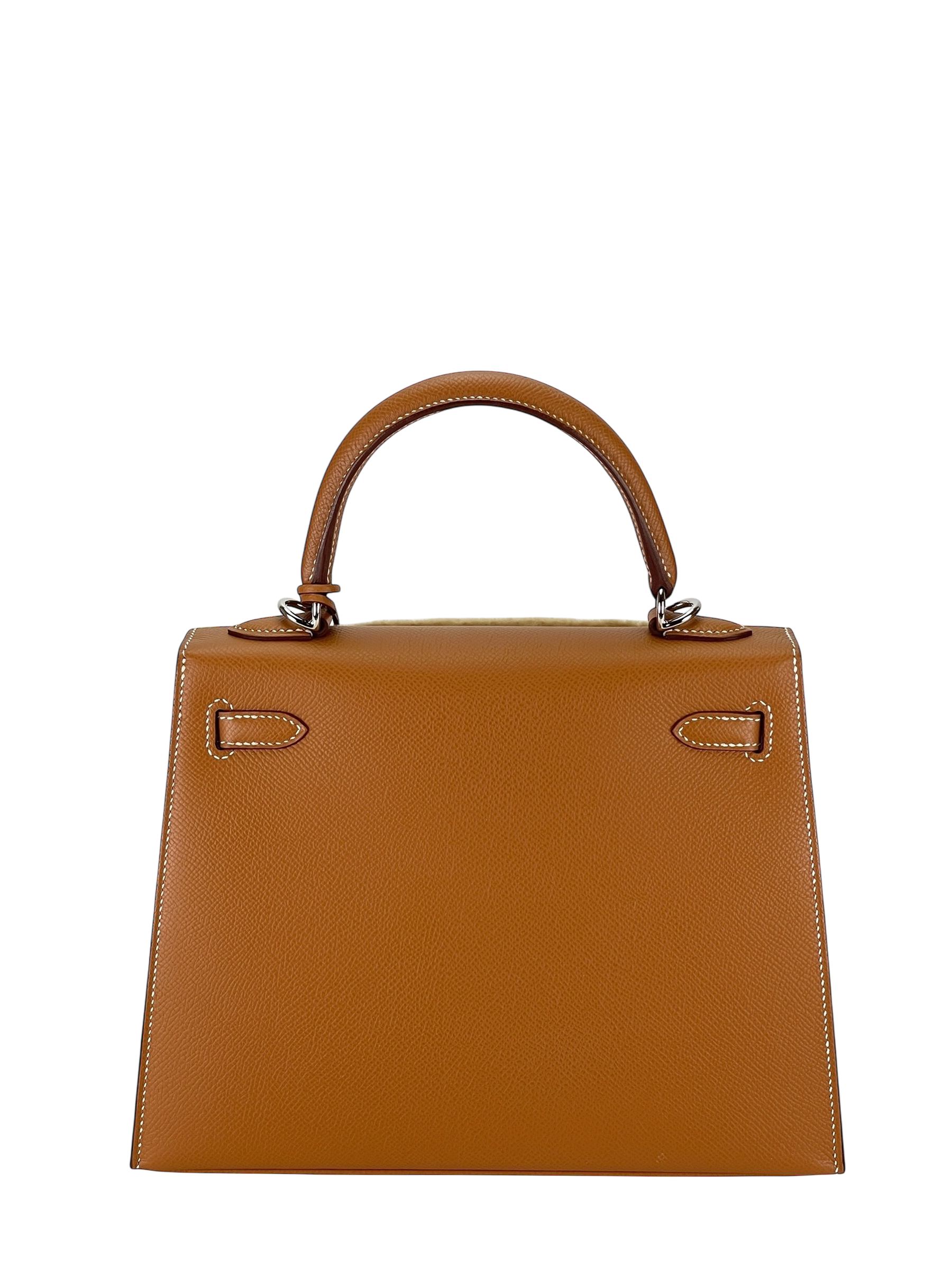 HERMES - Kelly 25 Gold Epsom Palladium Hardware