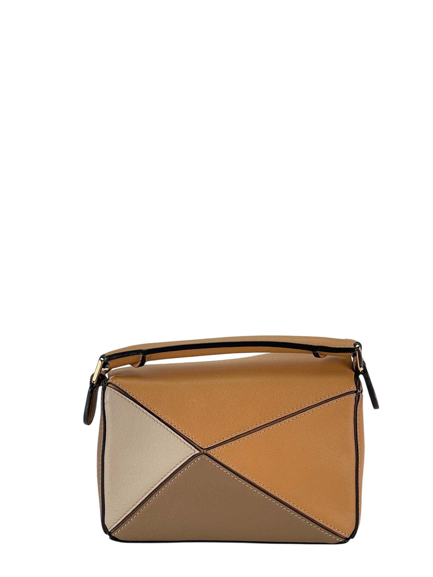 LOEWE - Warm Desert Mink Calfskin Mini Puzzle Bag