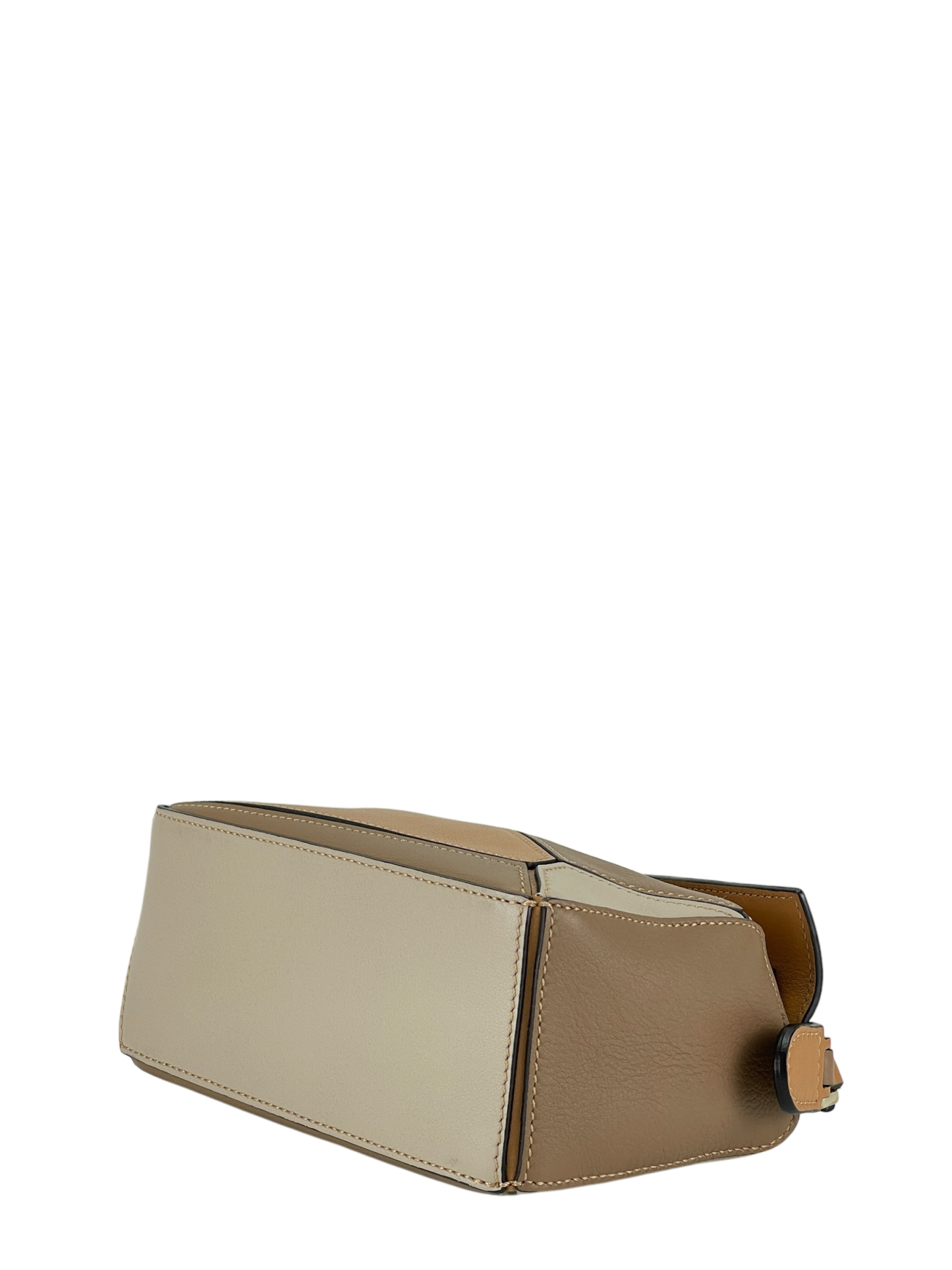 LOEWE - Warm Desert Mink Calfskin Mini Puzzle Bag