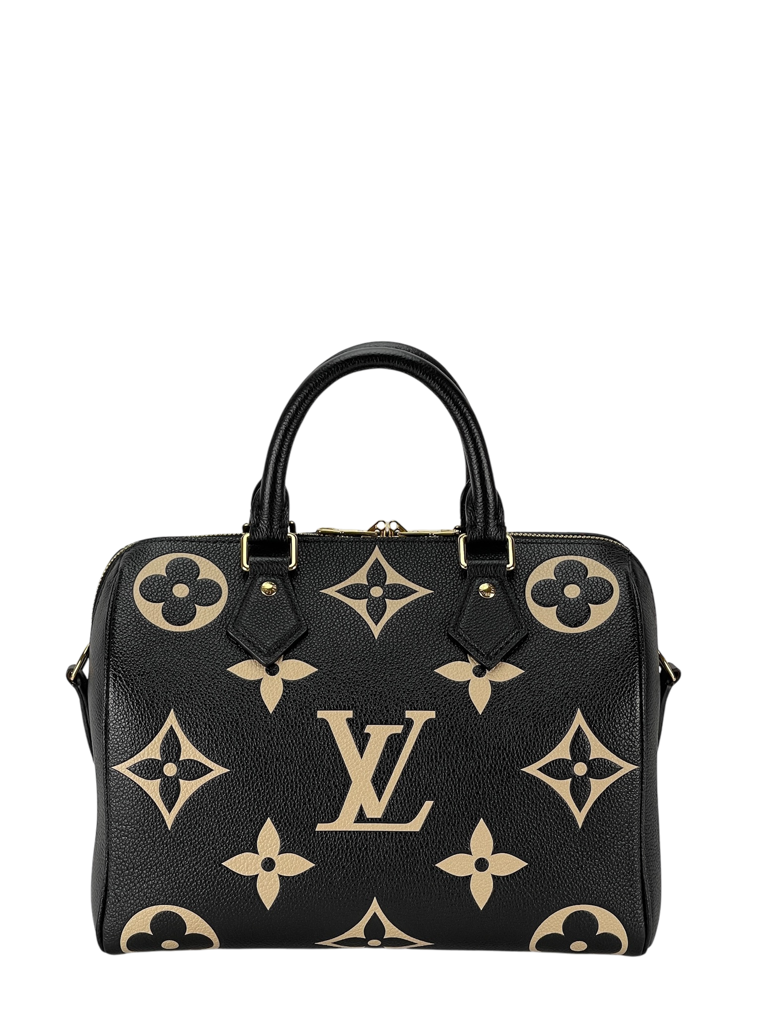 LOUIS VUITTON - Speedy Bandouliere 25 Bicolor Monogram Empreinte Leather
