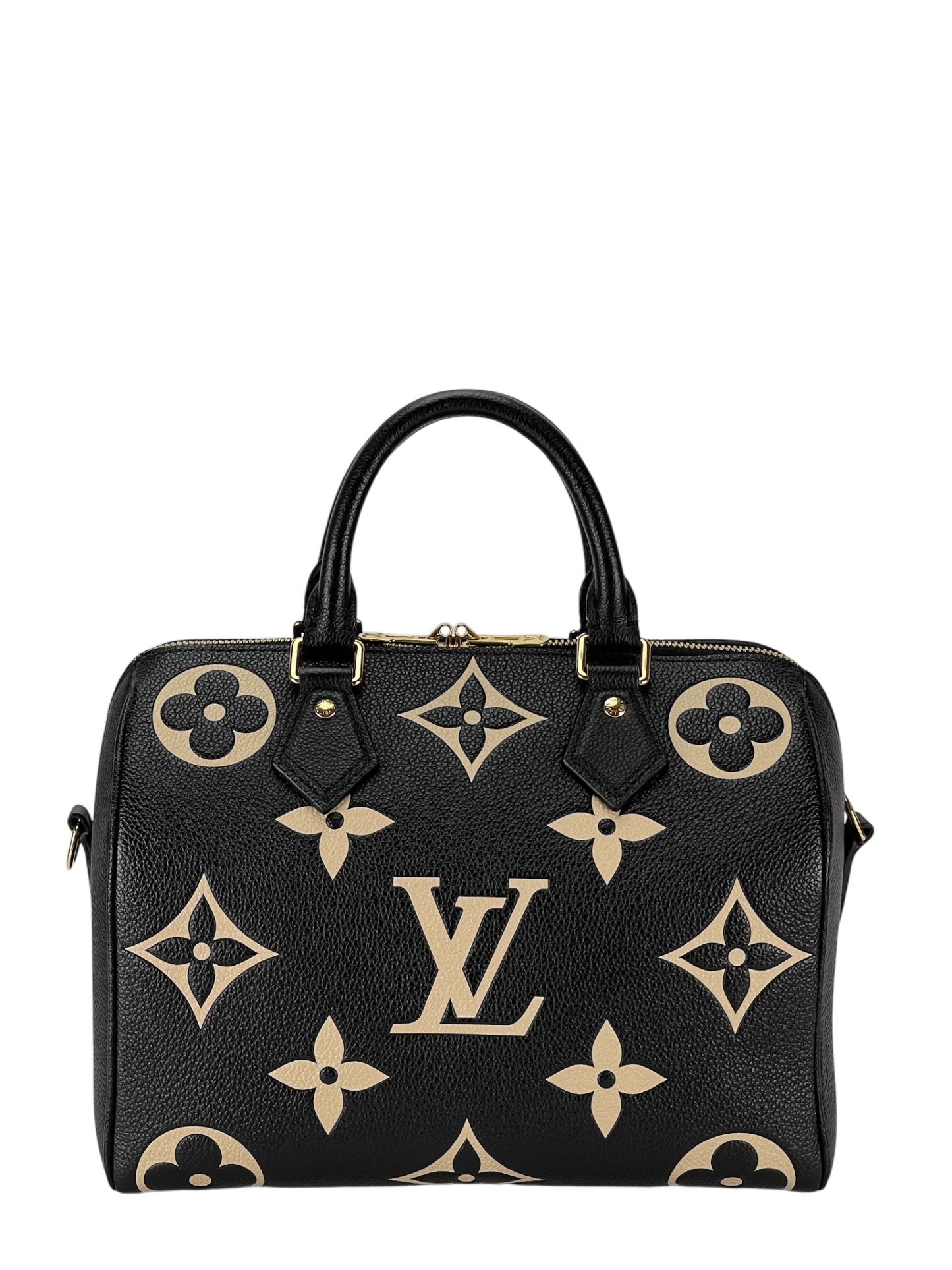 LOUIS VUITTON - Speedy Bandouliere 25 Bicolor Monogram Empreinte Leather
