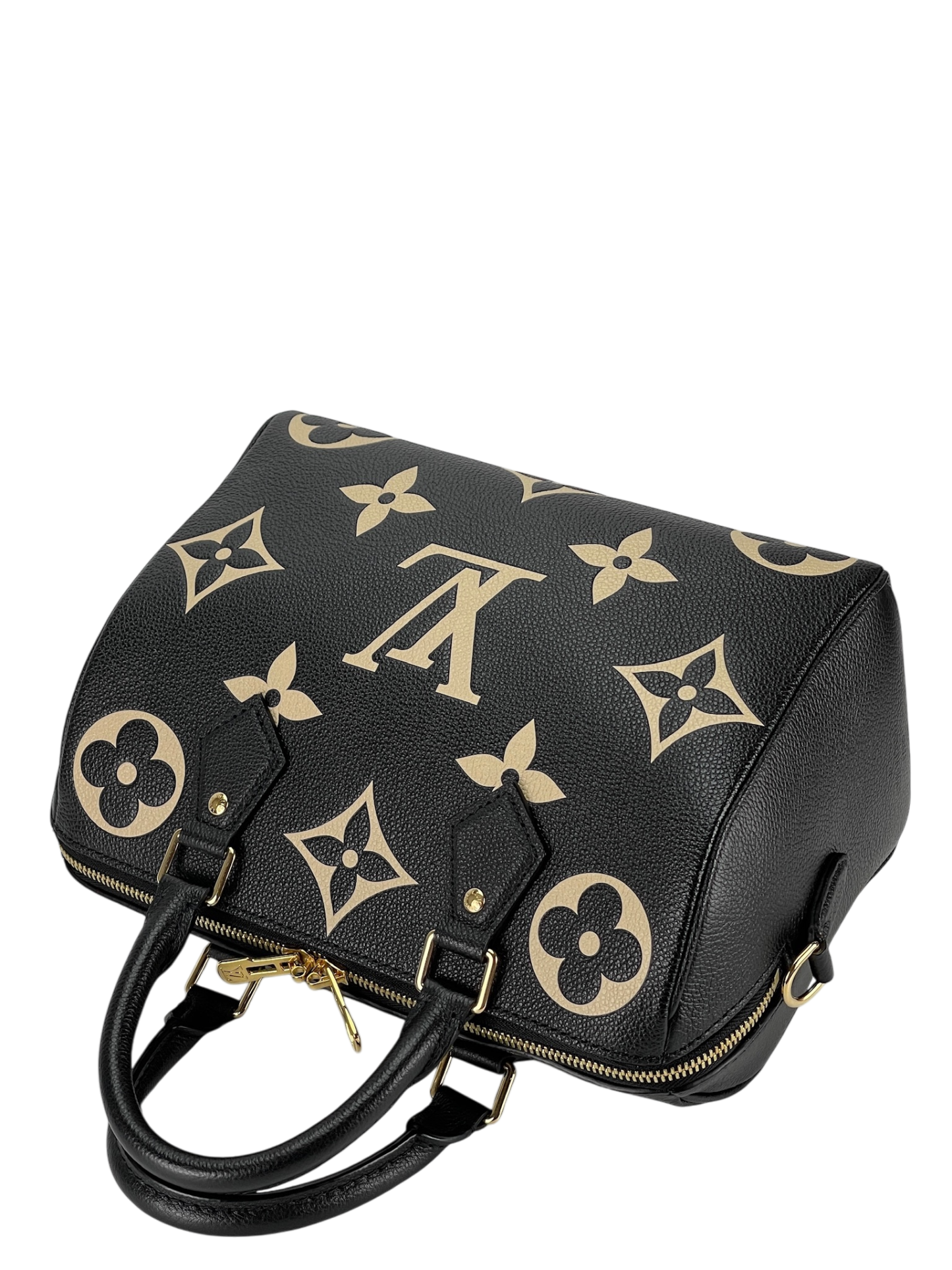 LOUIS VUITTON - Speedy Bandouliere 25 Bicolor Monogram Empreinte Leather