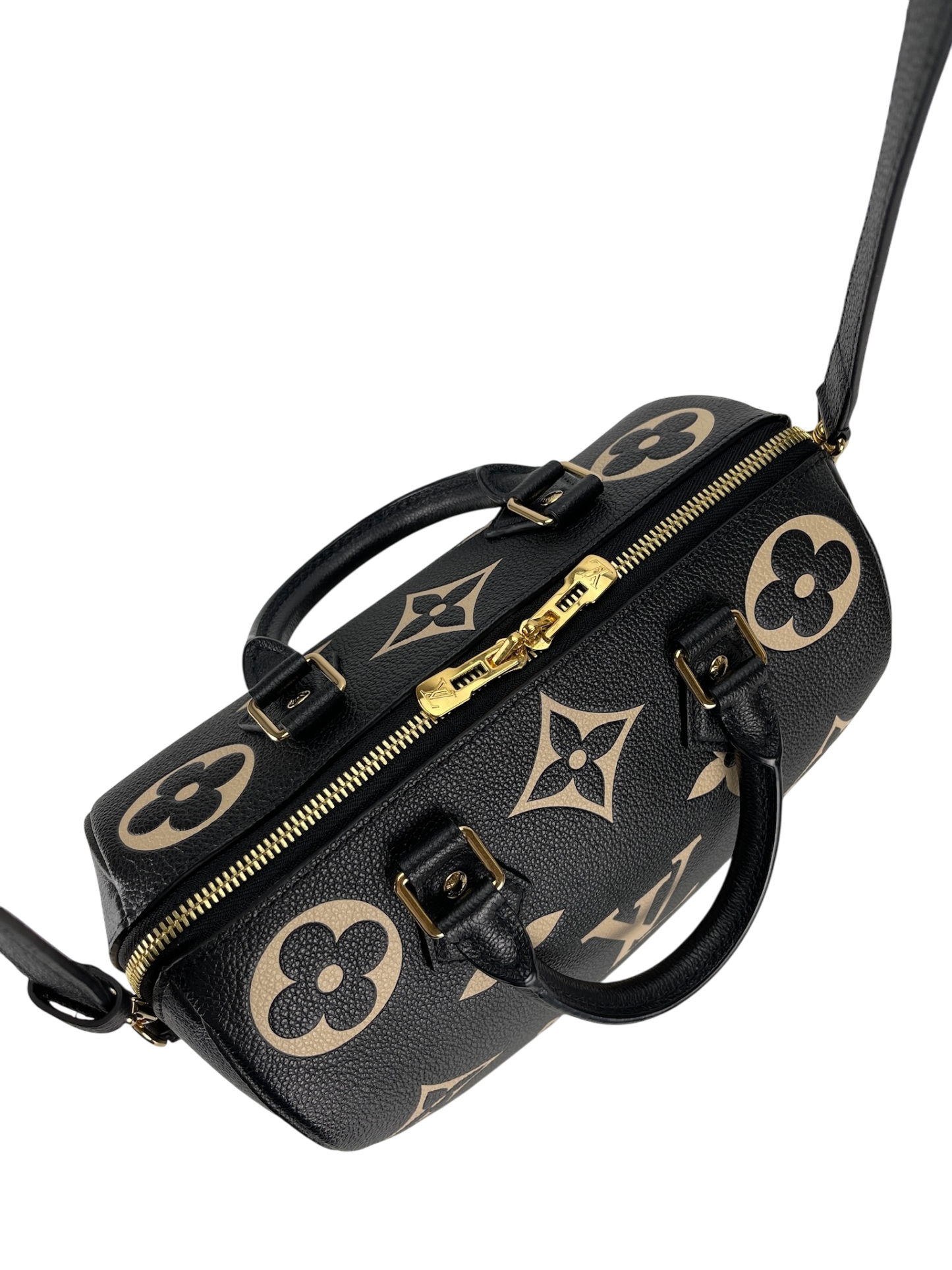 LOUIS VUITTON - Speedy Bandouliere 25 Bicolor Monogram Empreinte Leather