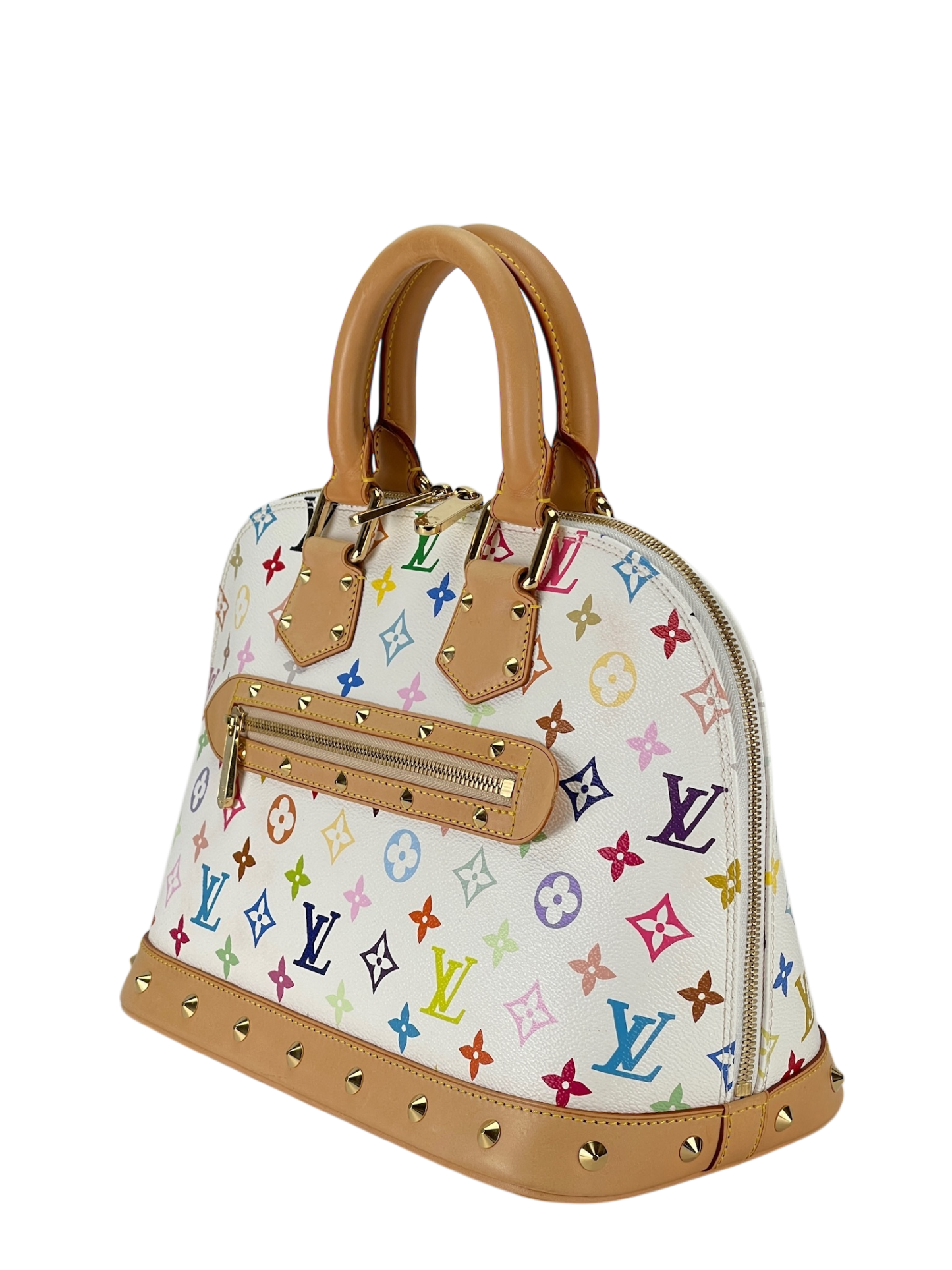 LOUIS VUITTON - Multicolor White Alma Handbag