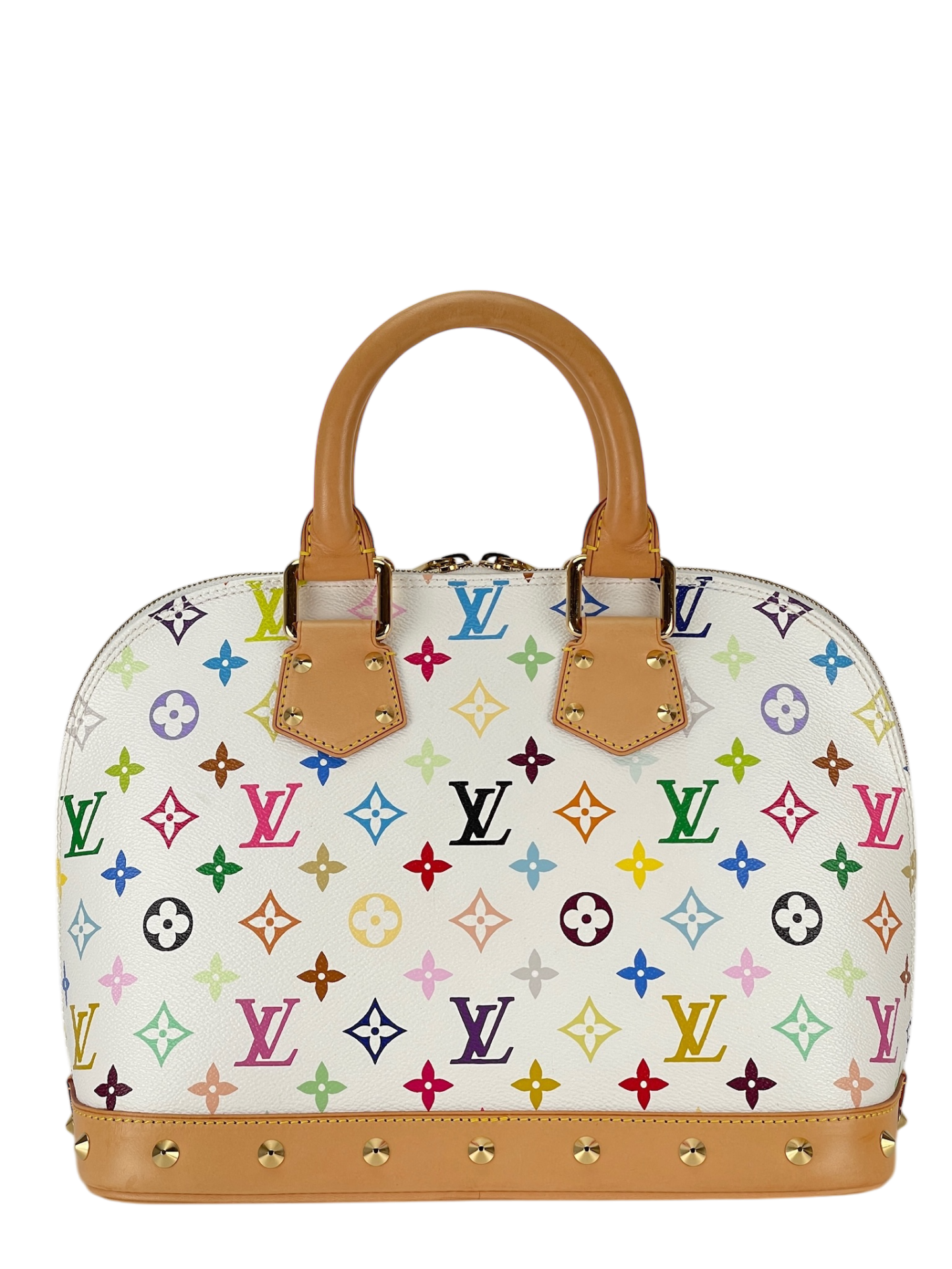 LOUIS VUITTON - Multicolor White Alma Handbag