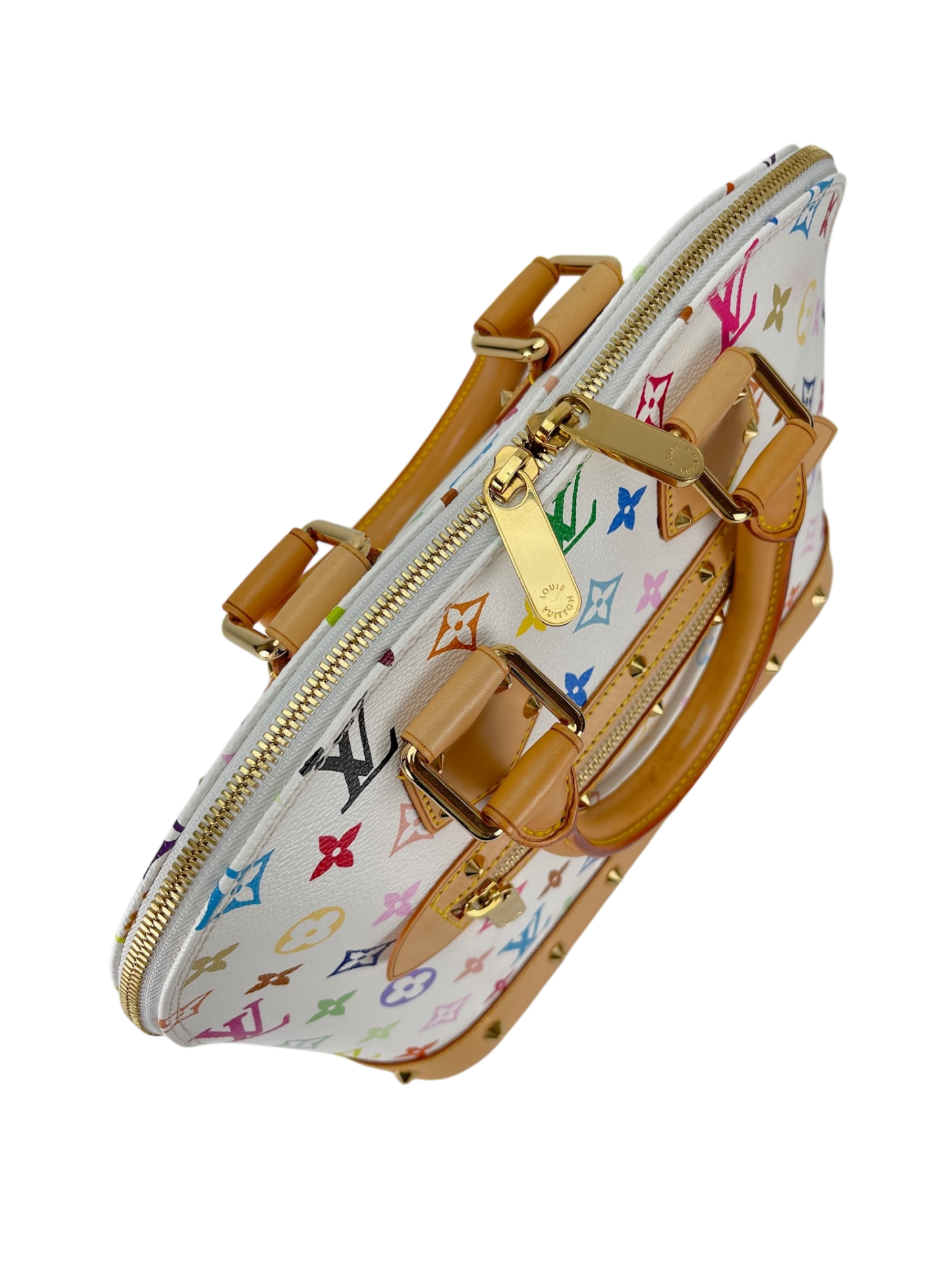 LOUIS VUITTON - Multicolor White Alma Handbag