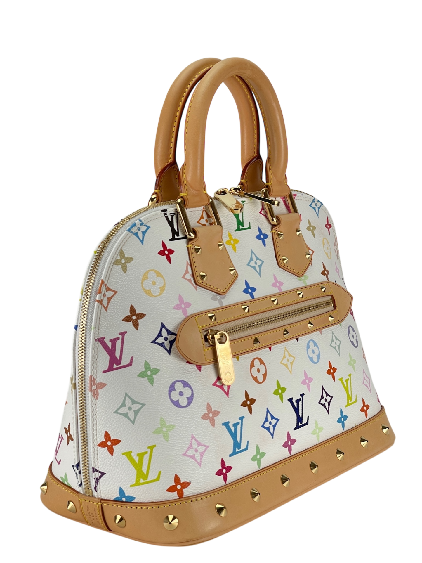 LOUIS VUITTON - Multicolor White Alma Handbag