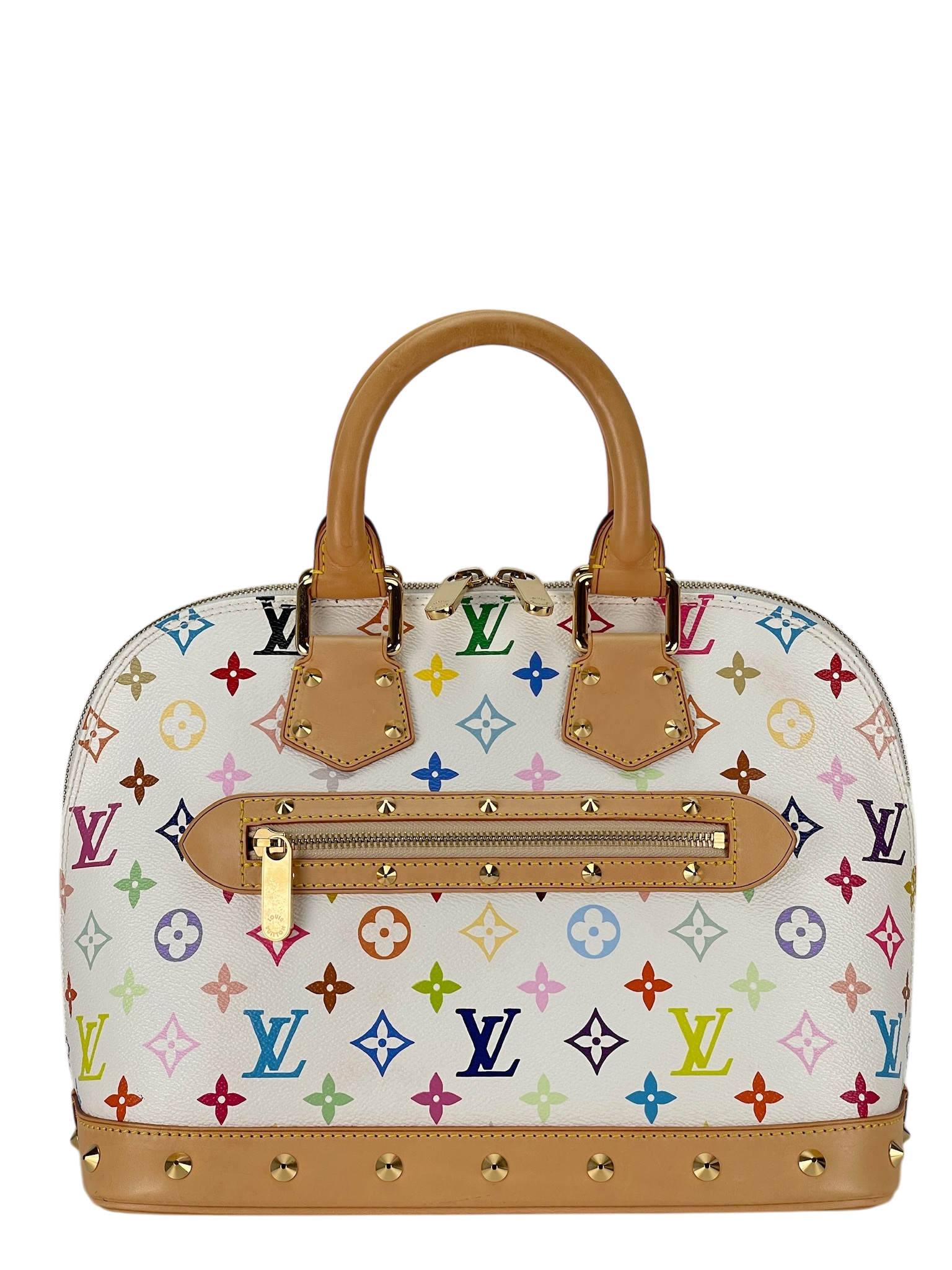 LOUIS VUITTON - Multicolor White Alma Handbag