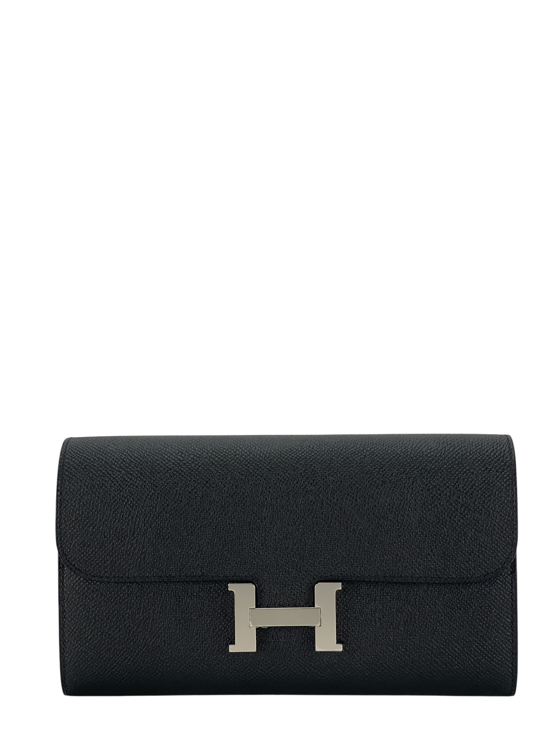 HERMES - Constance to go Black Epsom Palladium Hardware
