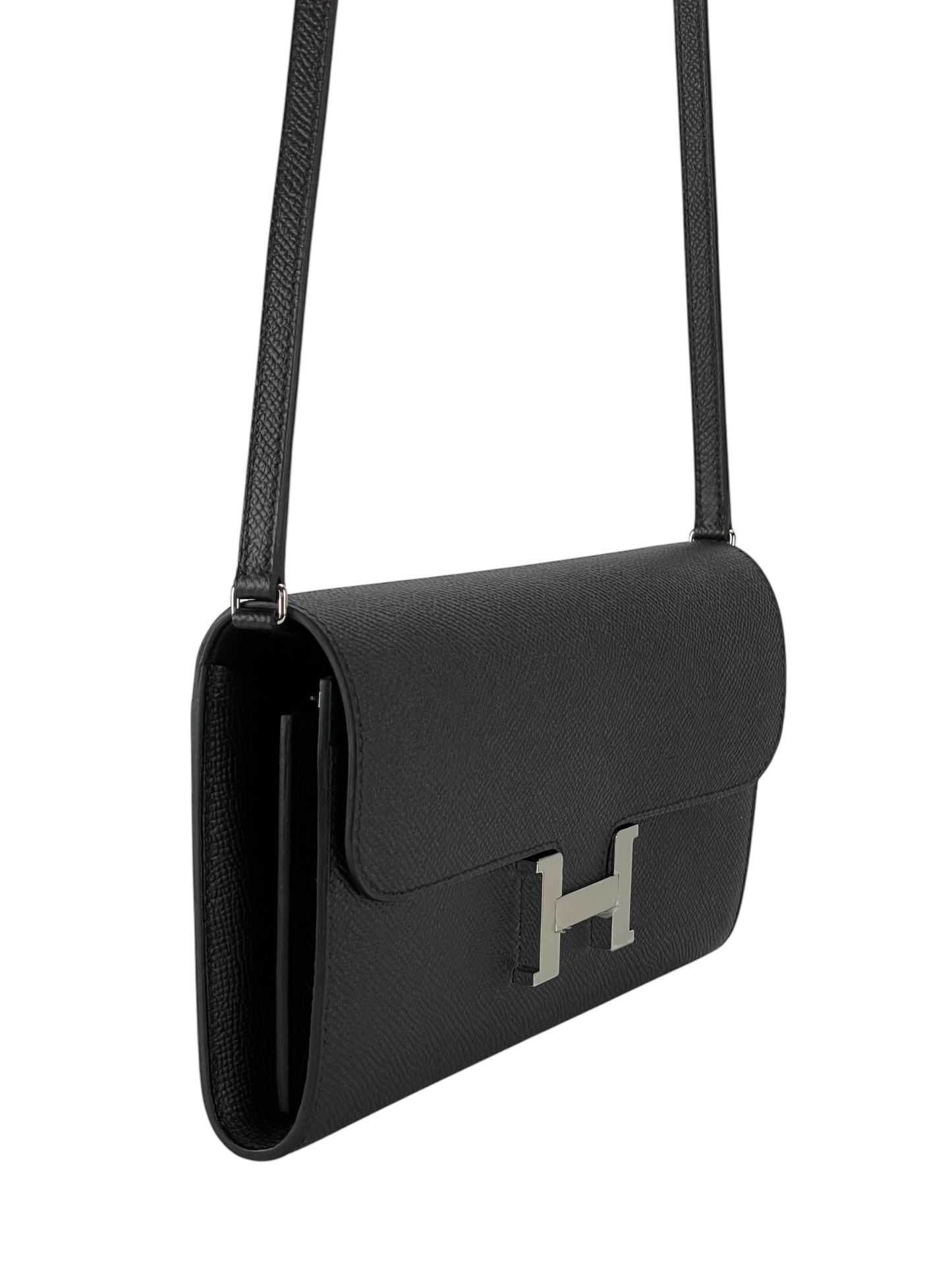 HERMES - Constance to go Black Epsom Palladium Hardware