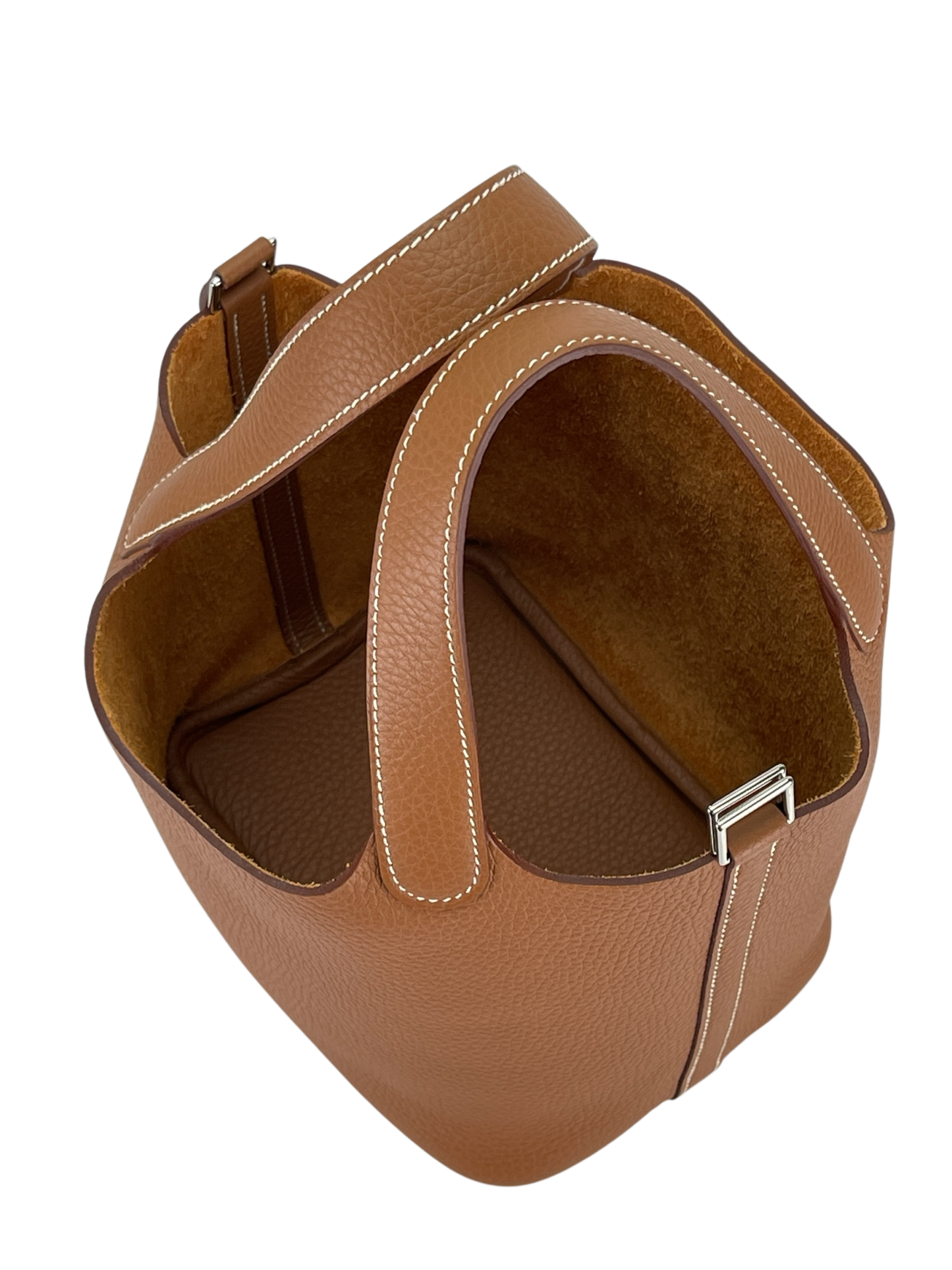 HERMES - Picotin PM Picotin 18 Gold Clemence Gold Hardware