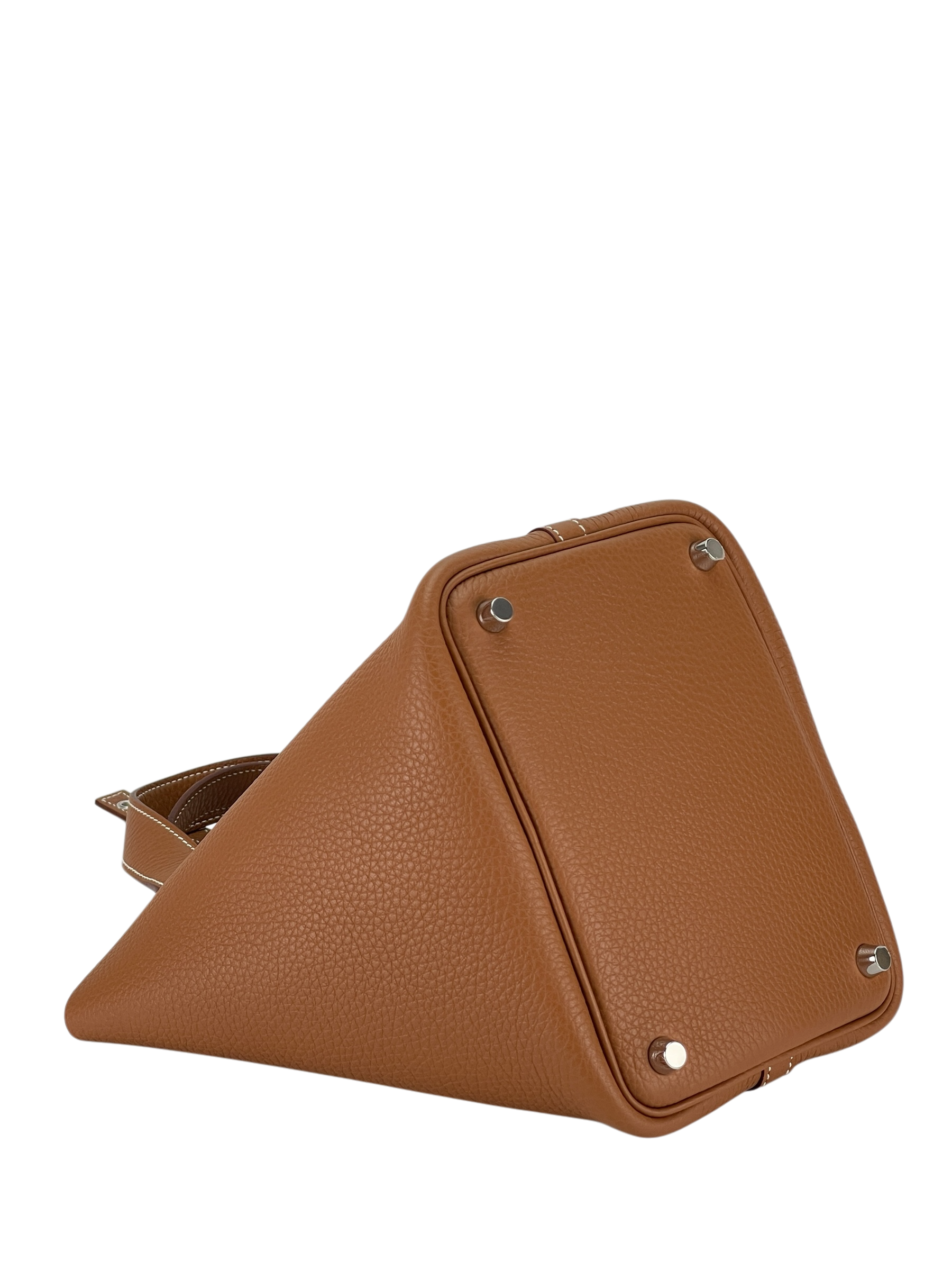 HERMES - Picotin PM Picotin 18 Gold Clemence Gold Hardware