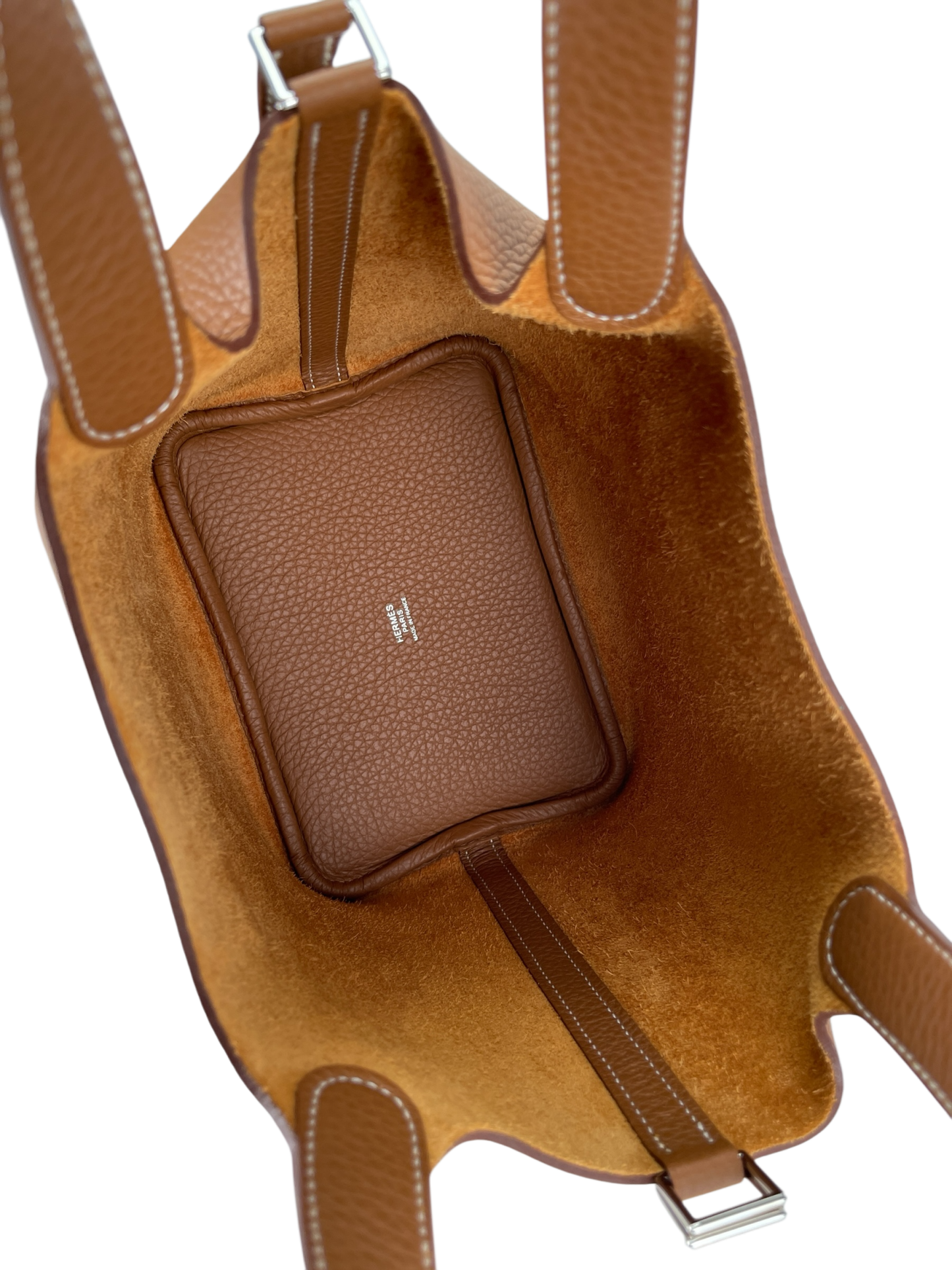 HERMES - Picotin PM Picotin 18 Gold Clemence Gold Hardware