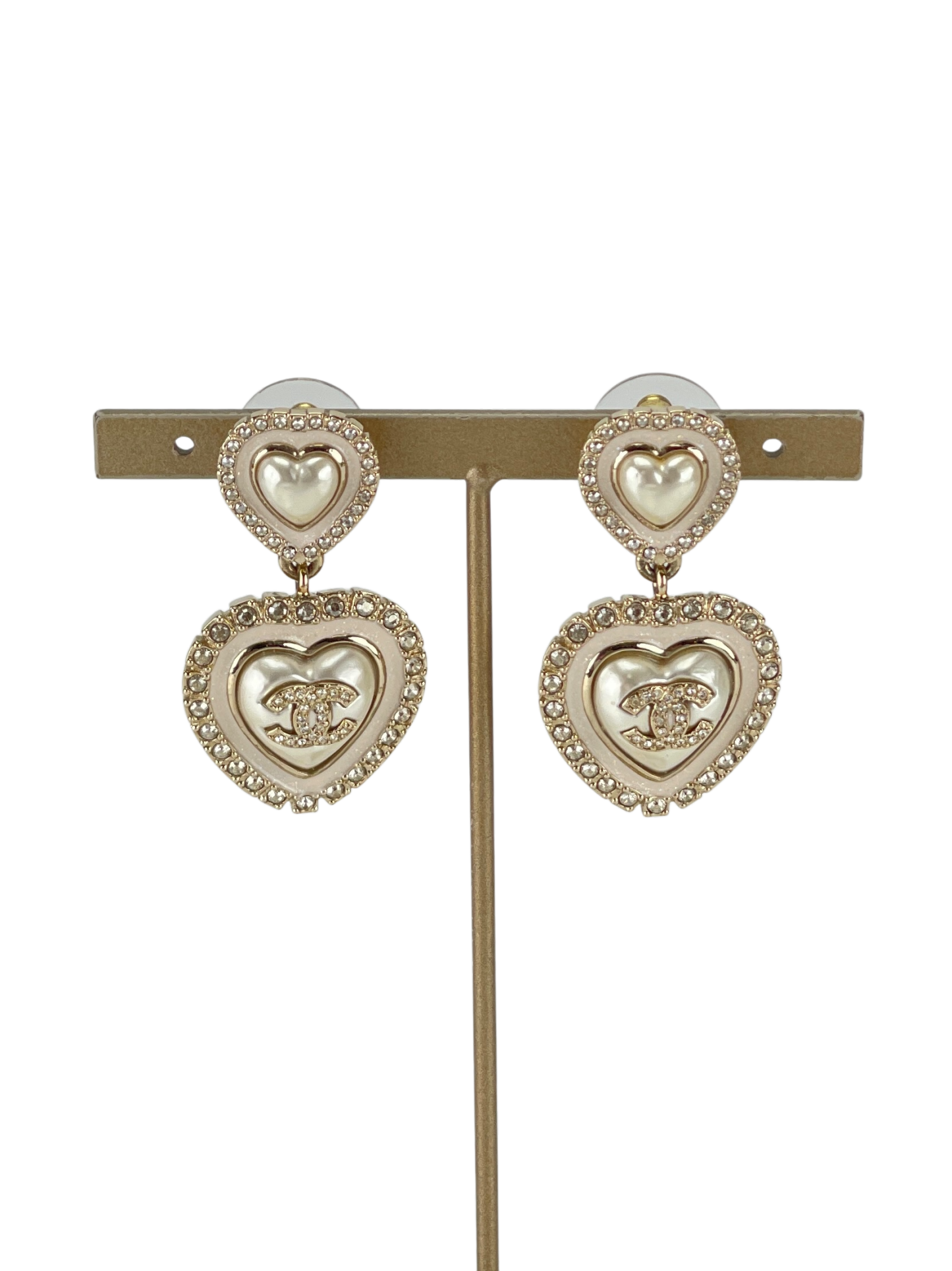 CHANEL - Earrings White in Pearl