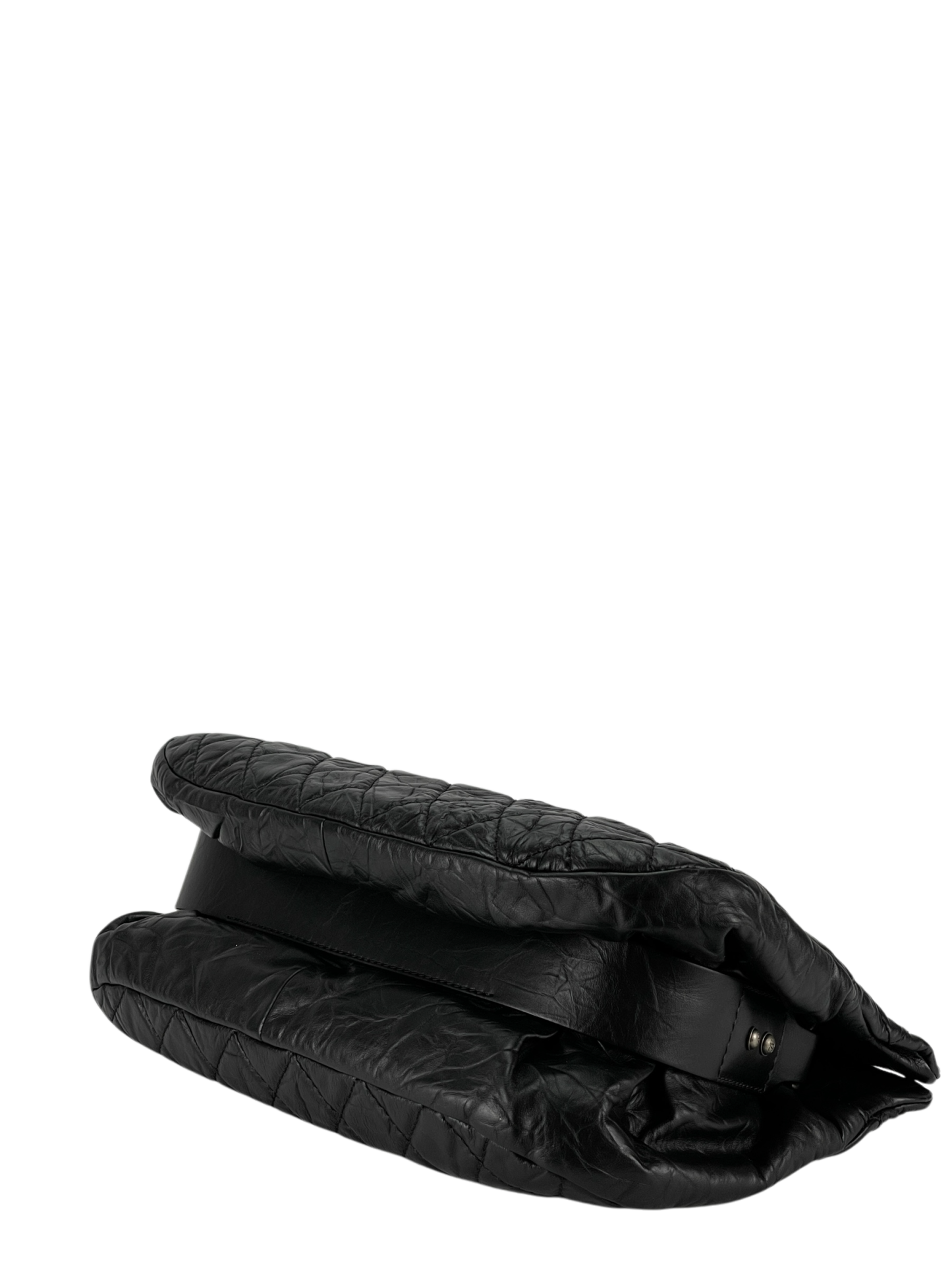 CHANEL - Matelasse Chain Shoulder Bag Black Calfskin