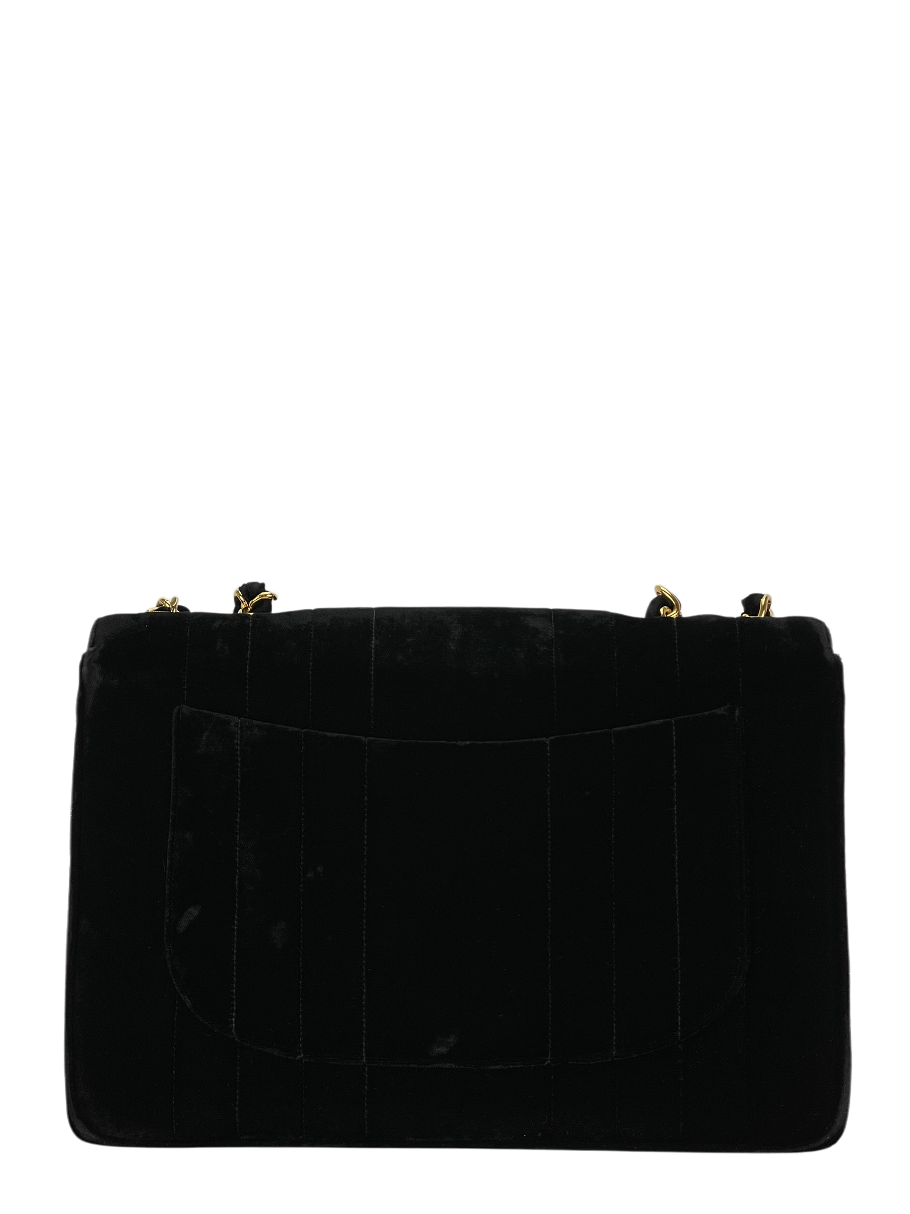 CHANEL - Mademoiselle Flap Bag Black Velvet