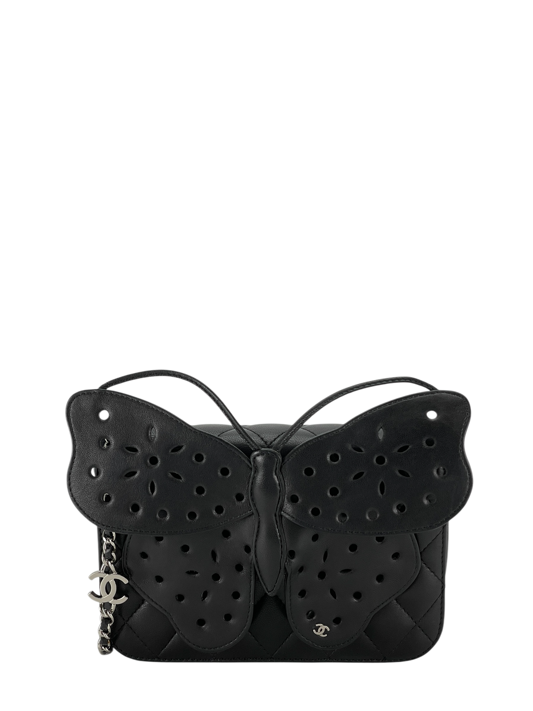 CHANEL - Butterfly Bag Limited Edition Black Lambskin