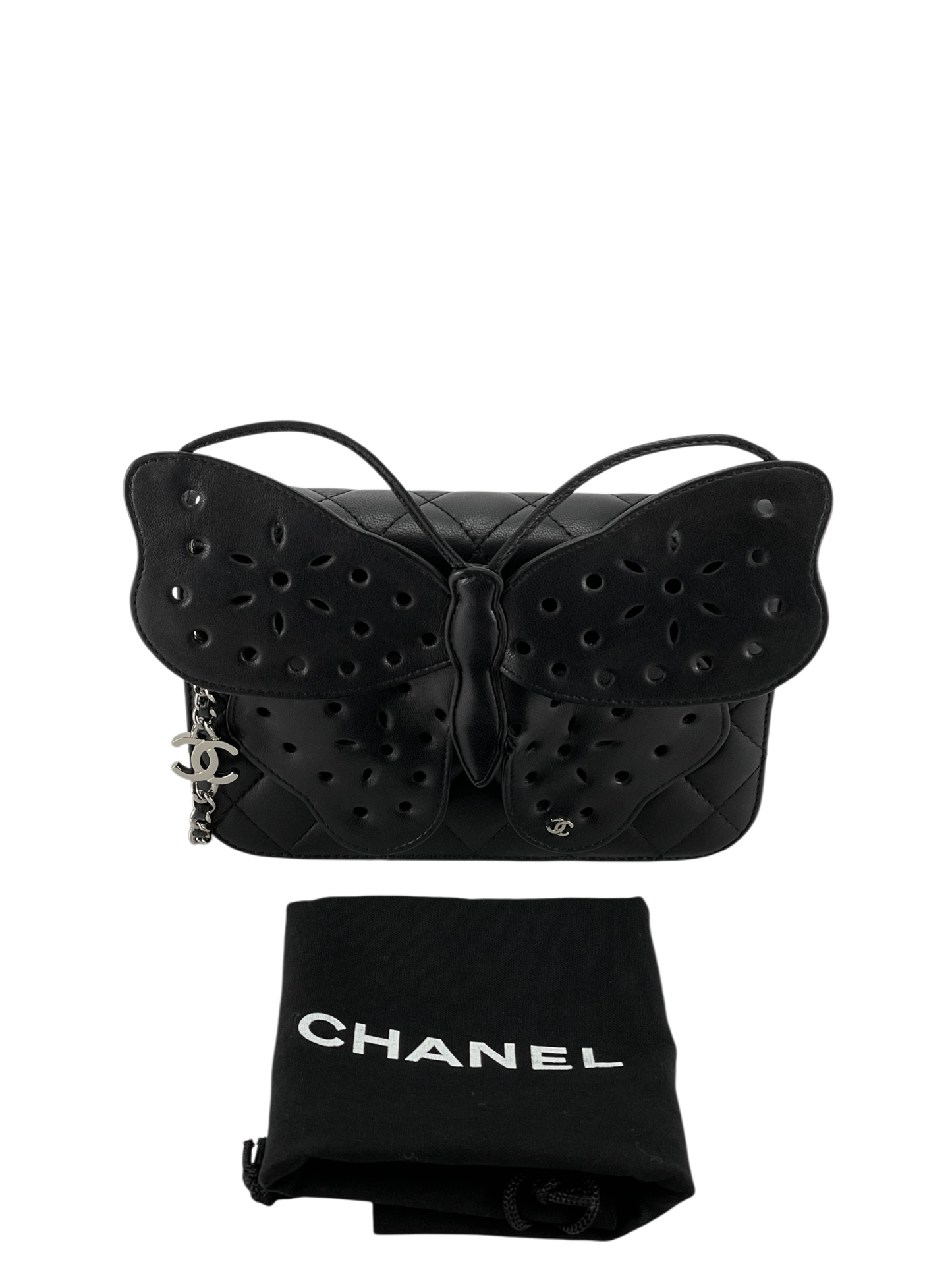 CHANEL - Butterfly Bag Limited Edition Black Lambskin